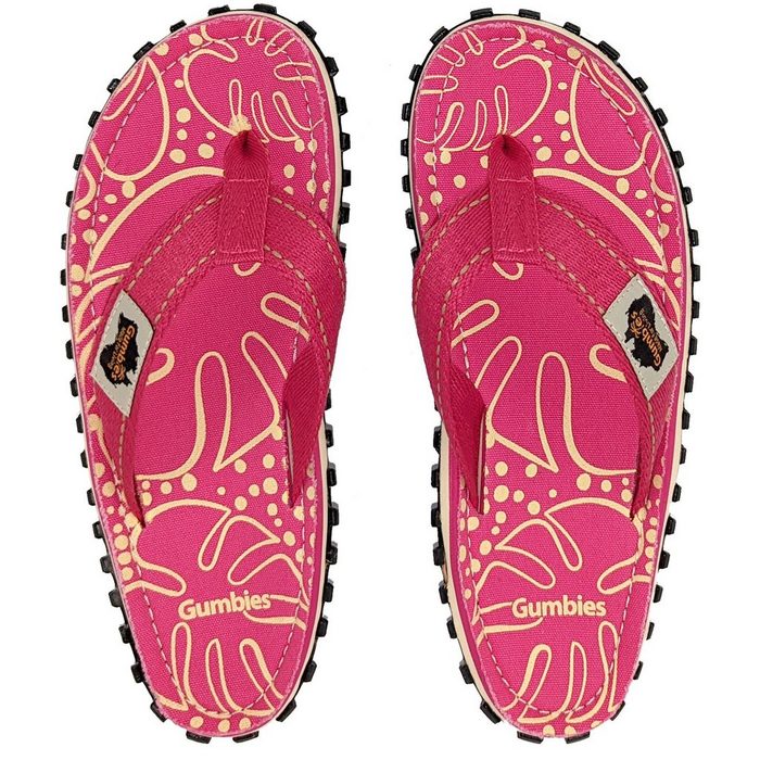 Gumbies Original in Tropical Pink T-Strap-Zehentrenner aus recycelten Materialien »in farbenfrohen Designs«