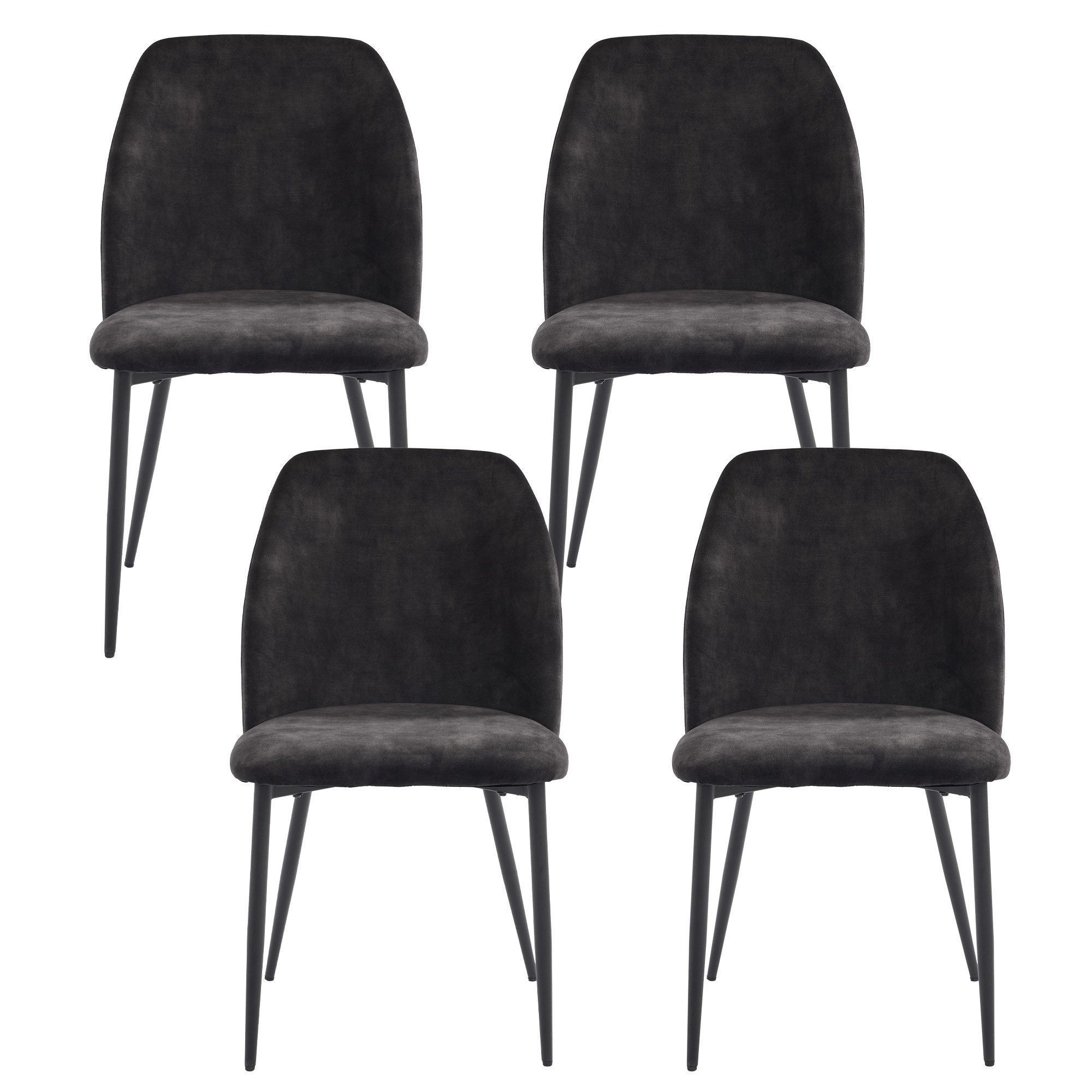 Esszimmerstuhl mit Rückenlehne, Küchenstuhl Ergonomische Stühle Polsterstühle