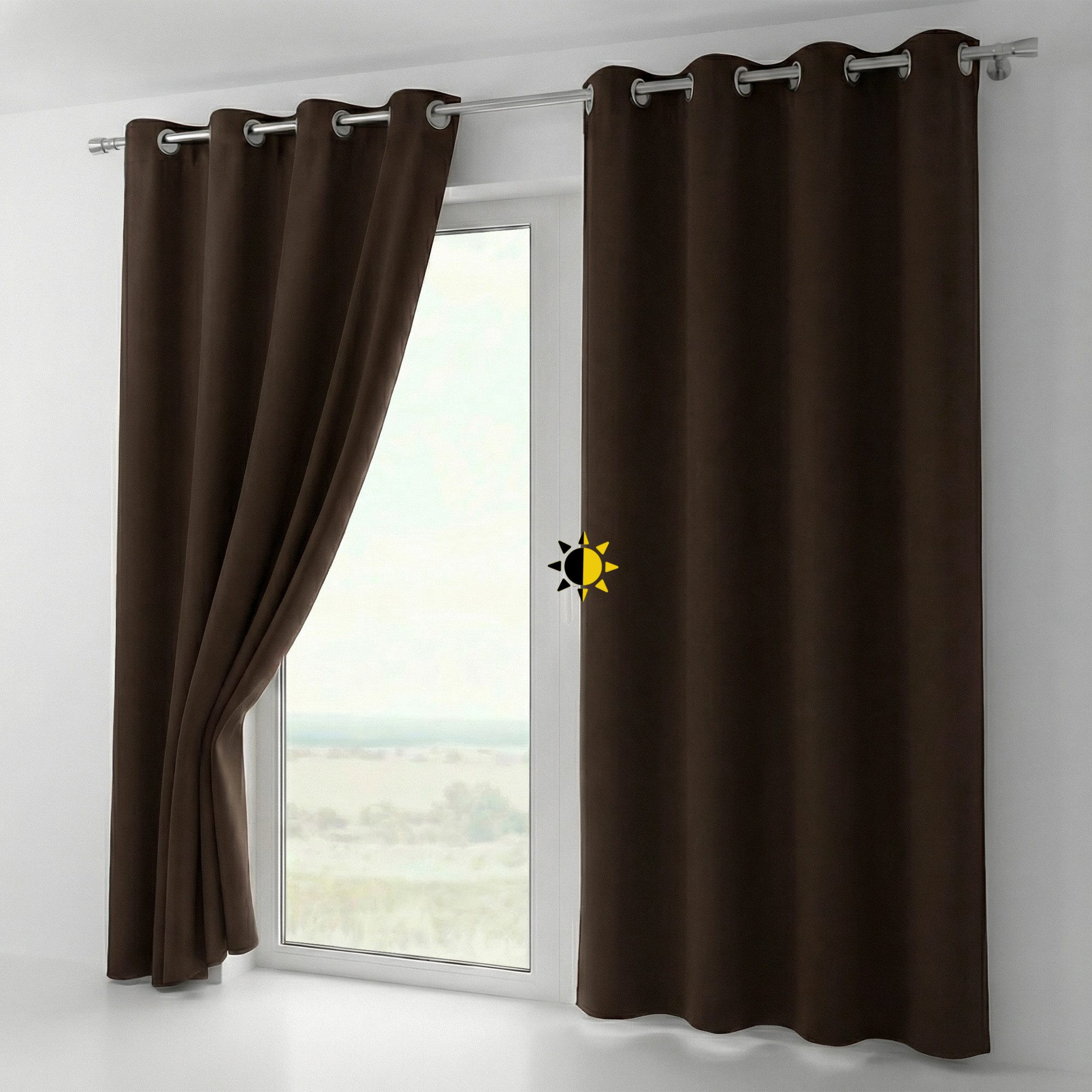 Beautex Verdunkelungsvorhang Verdunkelungsgardine Ösen Vorhang blickdicht a günstig online kaufen