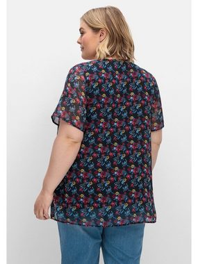 Sheego T-Shirt Große Größen in leichter Chiffonqualität, blickdichtes Untershirt