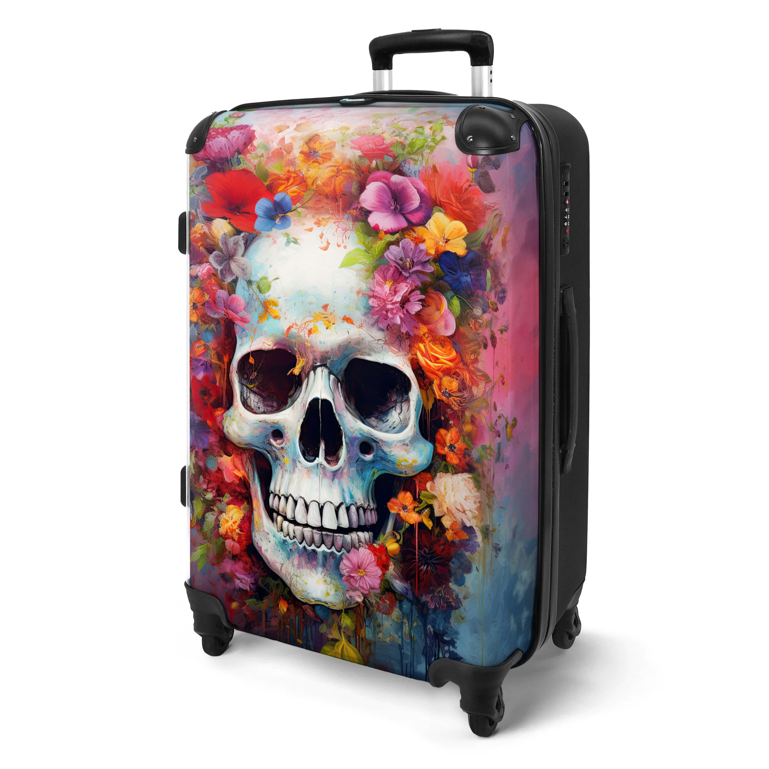 NoBoringSuitcases.com© Hartschalen-Trolley mit leuchtende Räder - günstig online kaufen