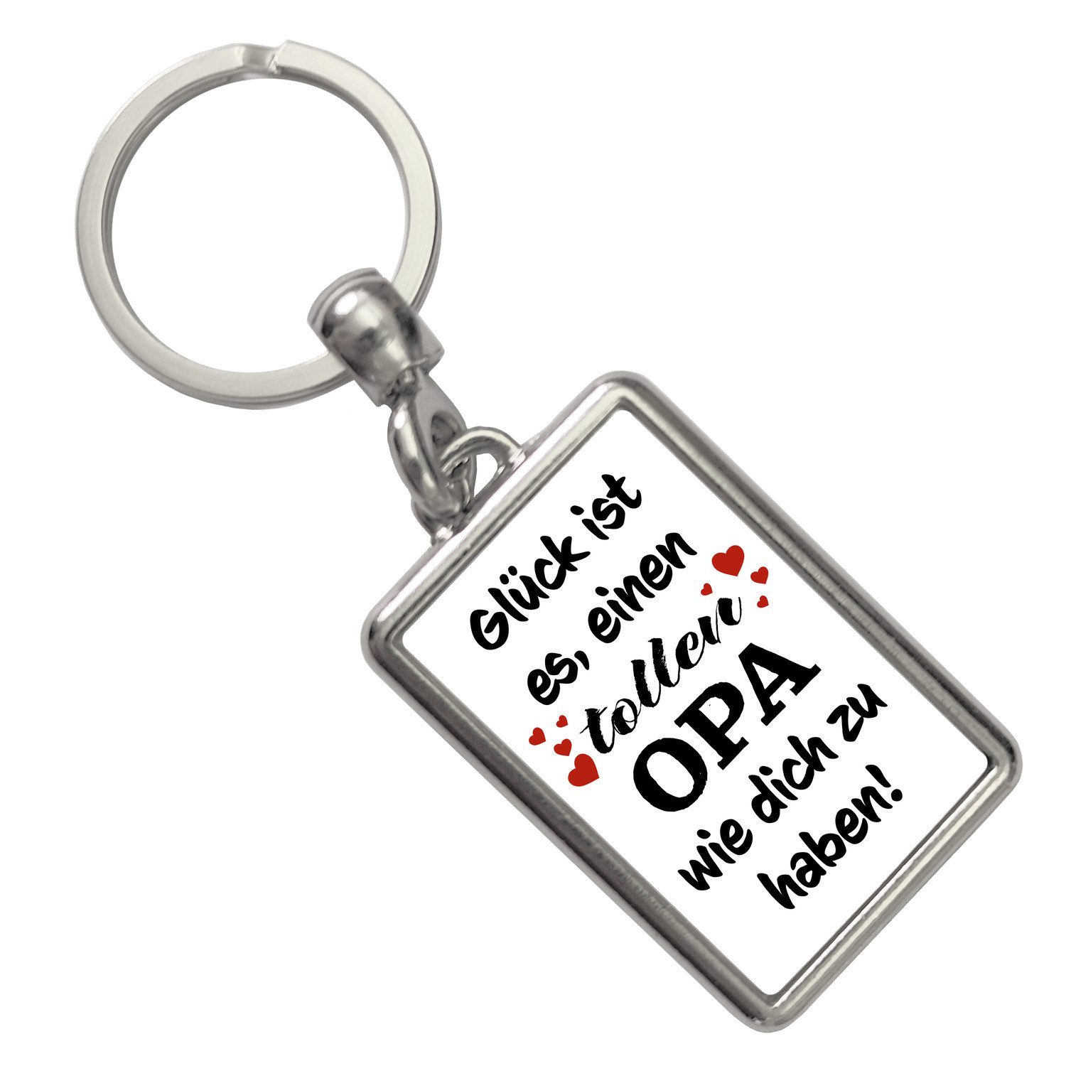 speecheese Schlüsselanhänger Toller Opa Glück Schlüsselanhänger günstig online kaufen