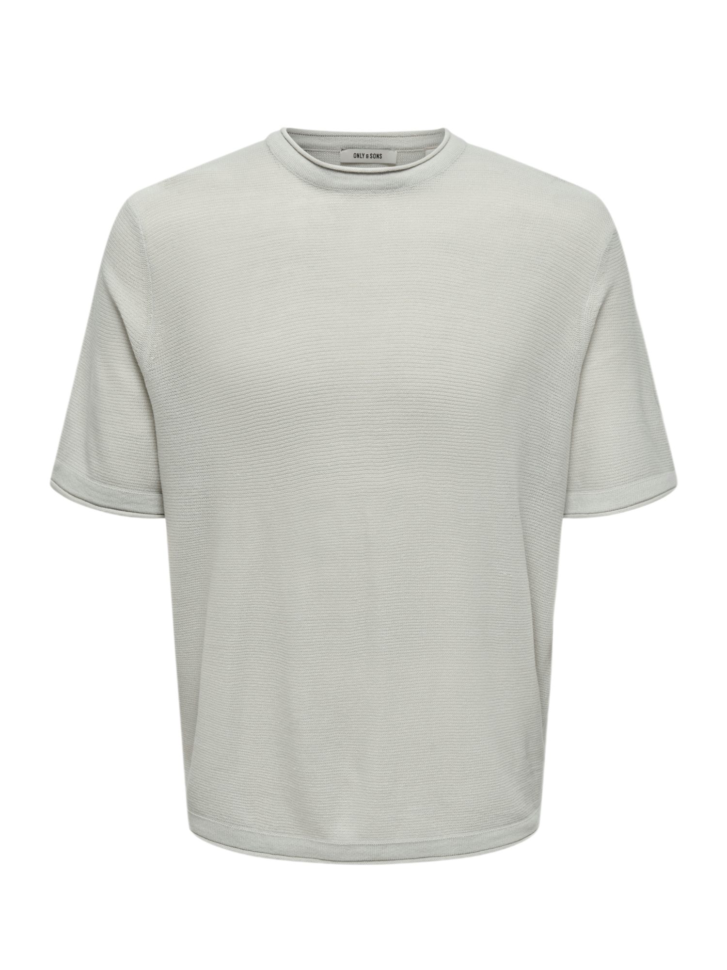 ONLY & SONS Strickpullover 2026 SS (VD) weiß,Casual,Polyacryl,Unifarben,Rundhals,Kurz,Regular Fit