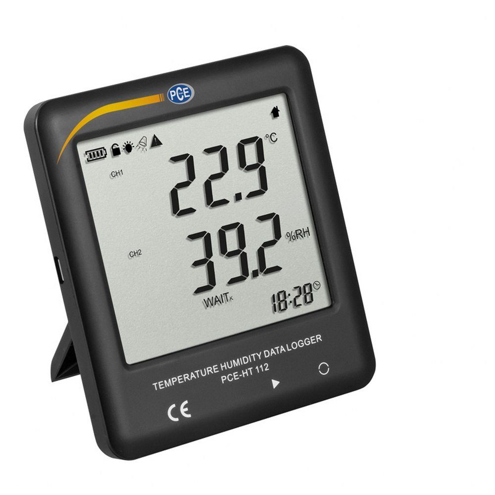 PCE Instruments Feuchtigkeitsmesser PCE Feuchtedatenlogger Hygrometer PCE-HT Temperatur- 112 und