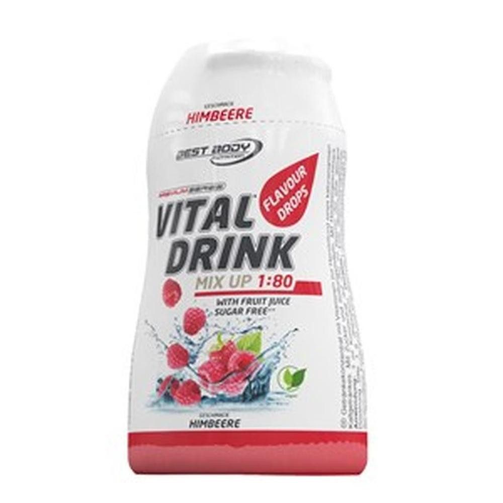 Best Body Nutrition Best Body Vital Drink Flavour Drops 1:80 - 48ml Squeeze Flasche Tropfen, 48.0 ml