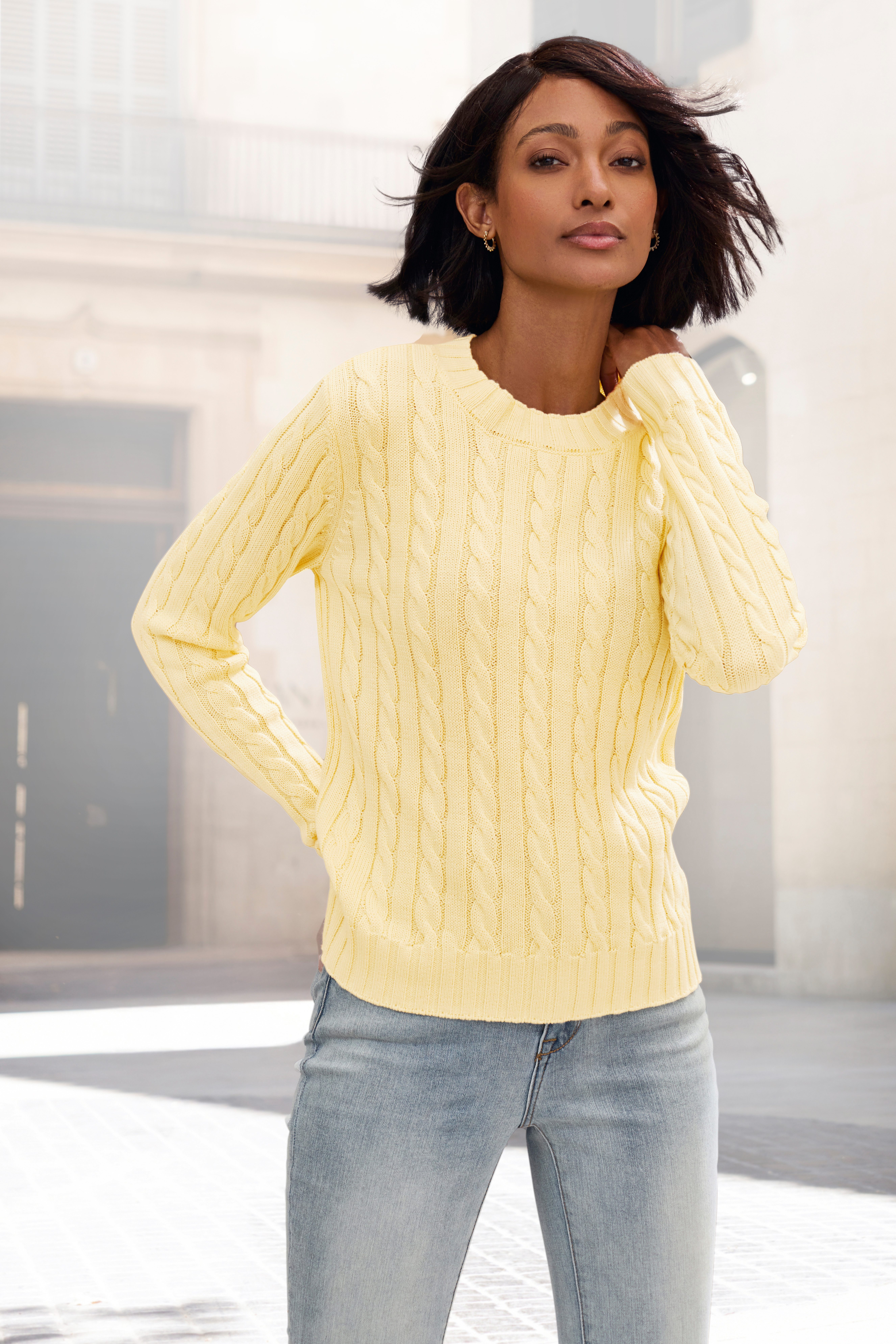 LASCANA Rundhalspullover