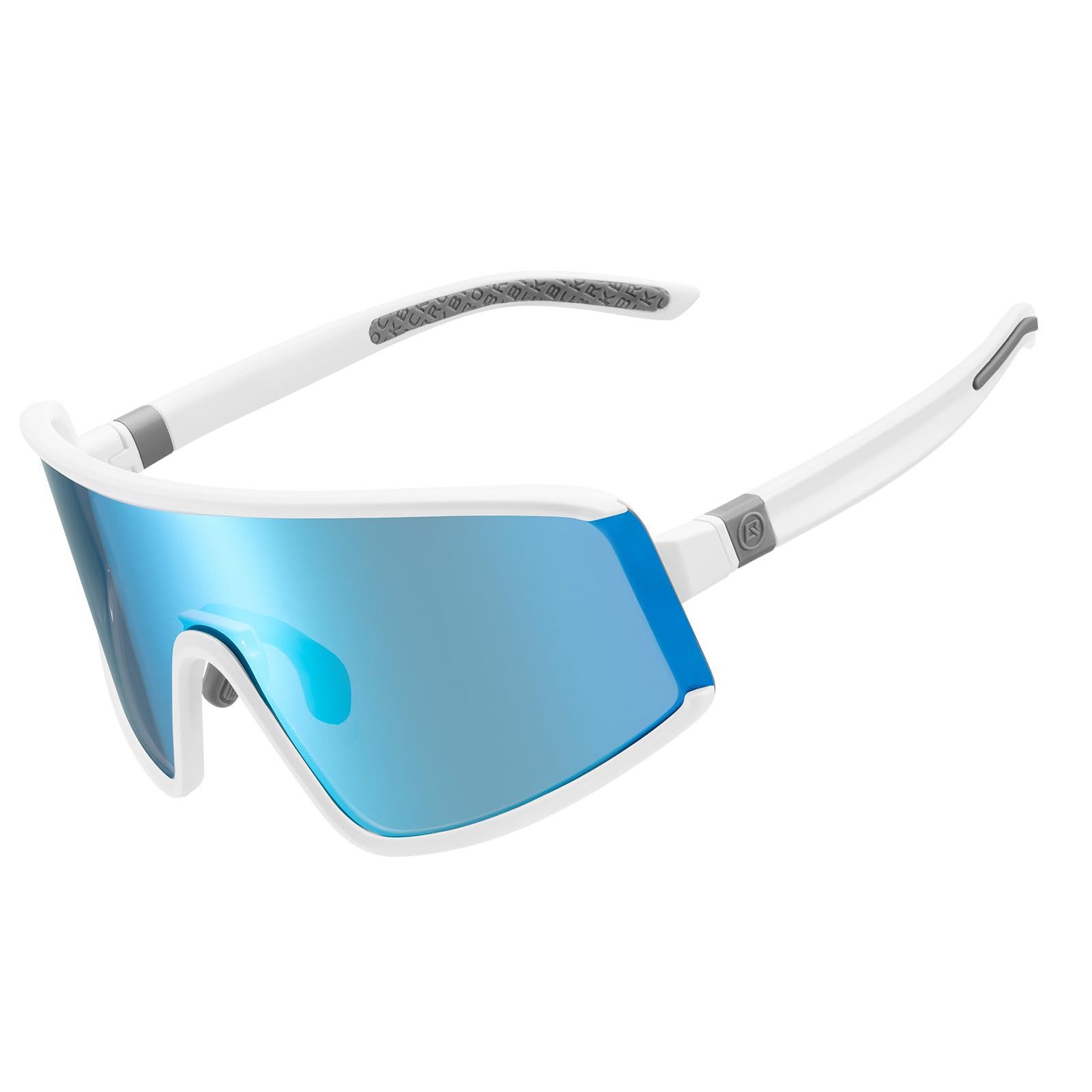ROCKBROS Fahrradbrille Sportbrille Herren Damen Fahrrad Rennrad MTB Outdoor TR90 Rahmen, selbsttönend, UV400 Schutz, verstellbares Nasenpolster, ultraleicht
