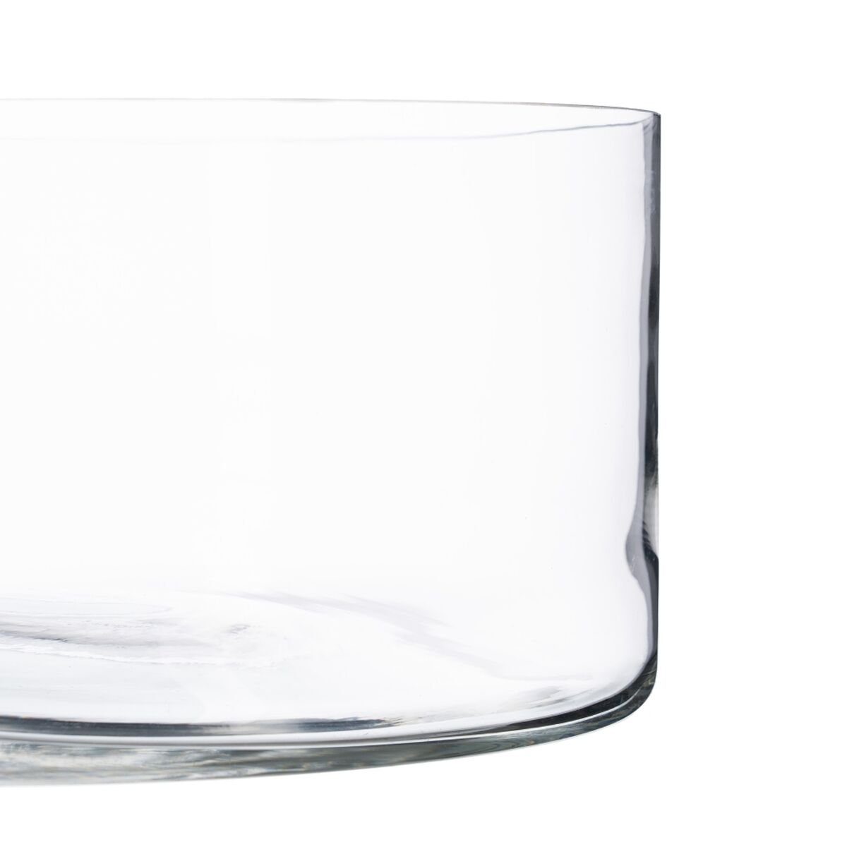 Glas 12,5 25 Dekoschale cm Bigbuy x x 25 Schale Durchsichtig