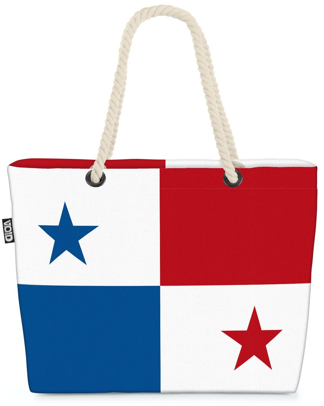 VOID Strandtasche (1-tlg), Panama Flagge EM WM Länderflagge Fahne