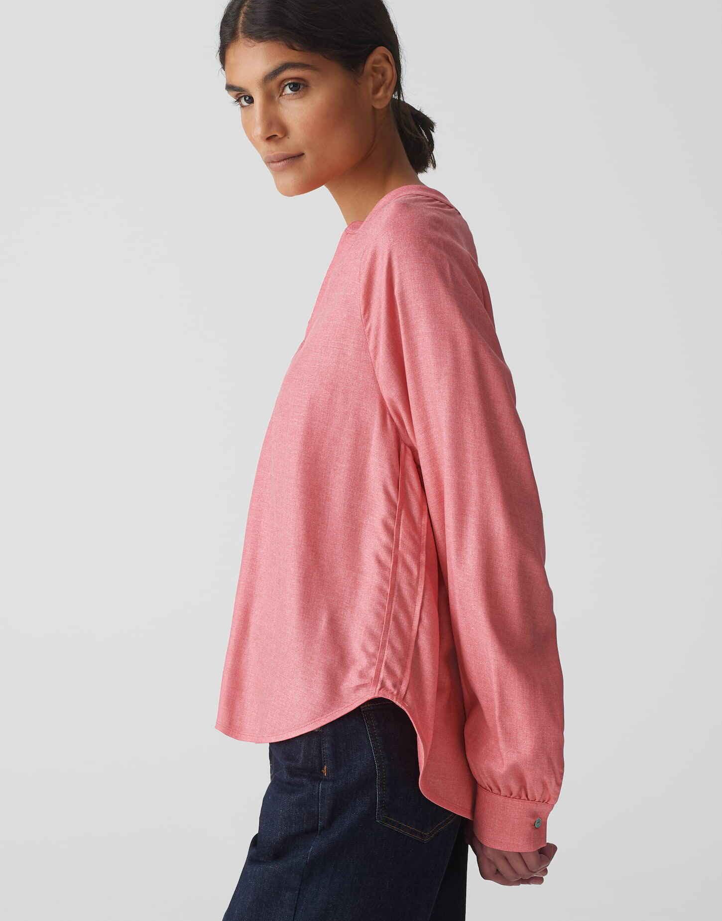 OPUS Langarmbluse FELIA Bluse Loose aus Viskose Mix – Bild 5 von 5