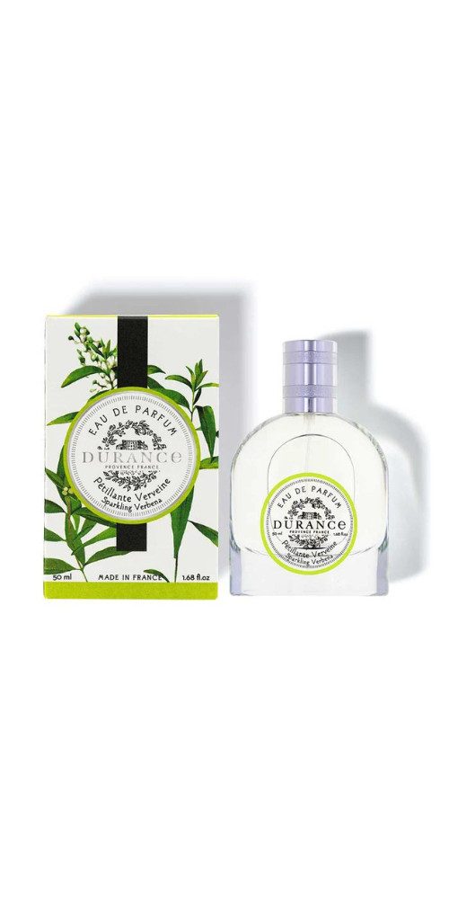 Durance en Provence Eau de Parfum Prickelnde Verbene 50 ml, Zitronig, Belebend, Krautig - Petillante Verveine der Verbeneduft