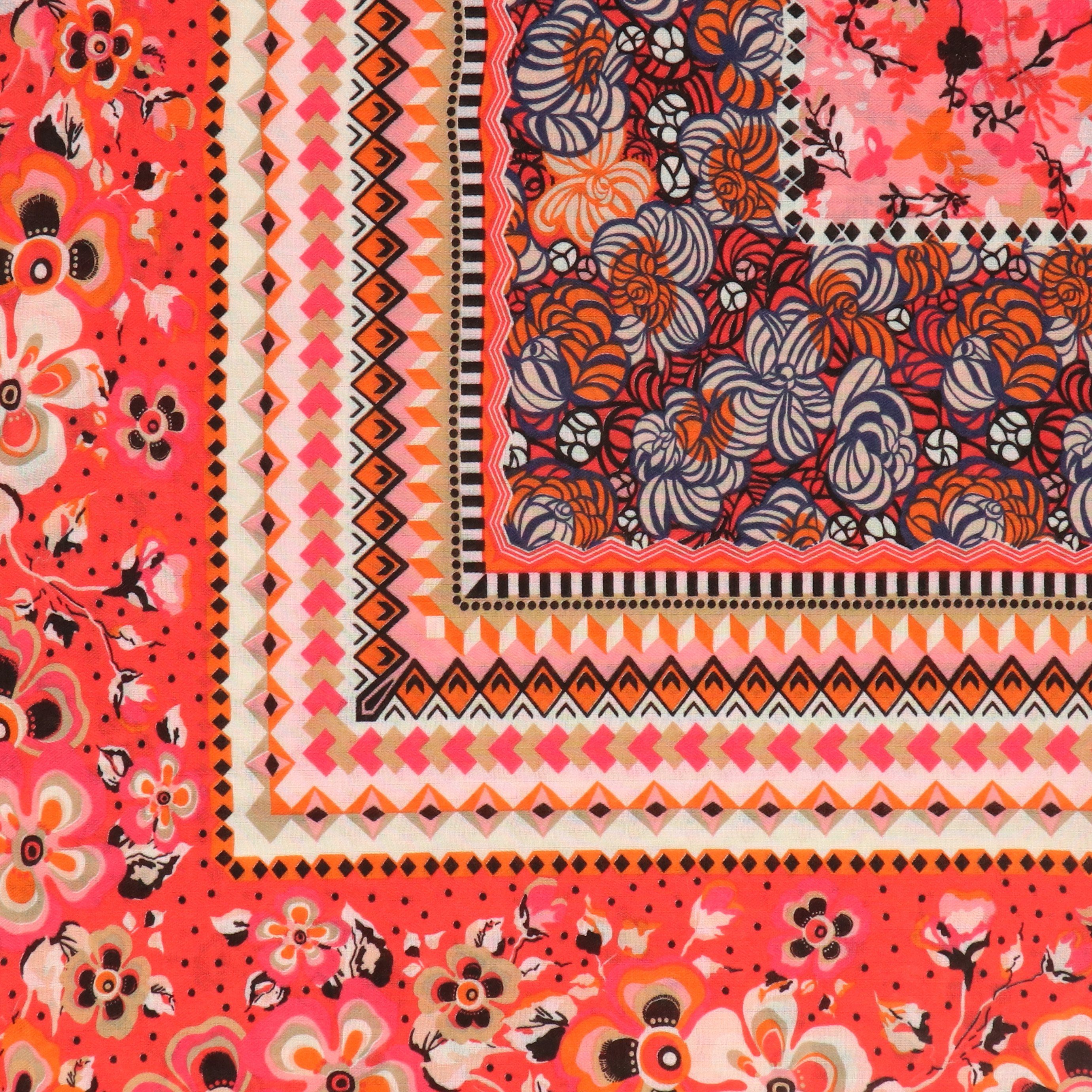 halsüberkopf Accessoires Modetuch Tuch Flower Patch, günstig online kaufen