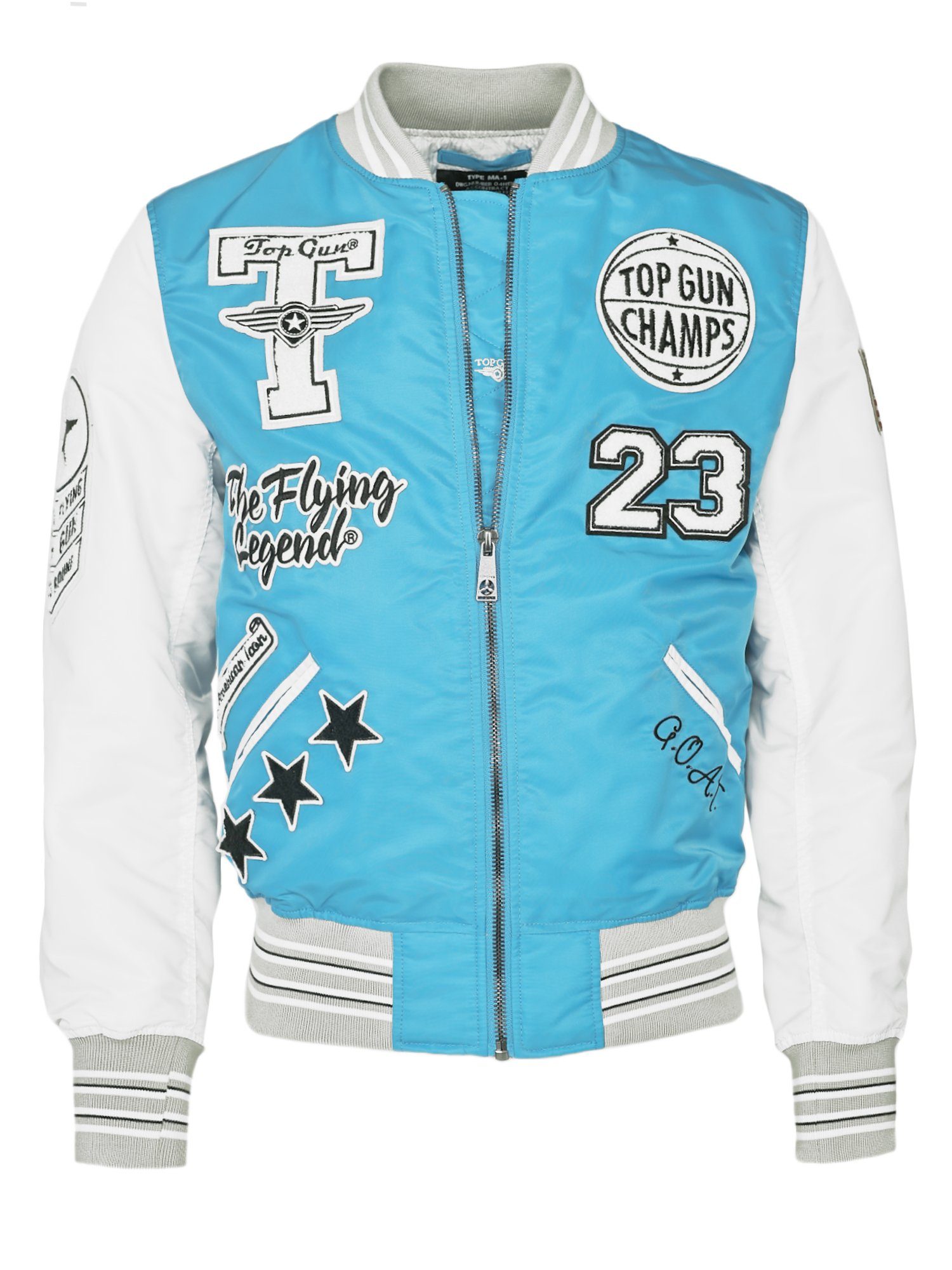 GUN TG22032 light TOP Bomberjacke blue