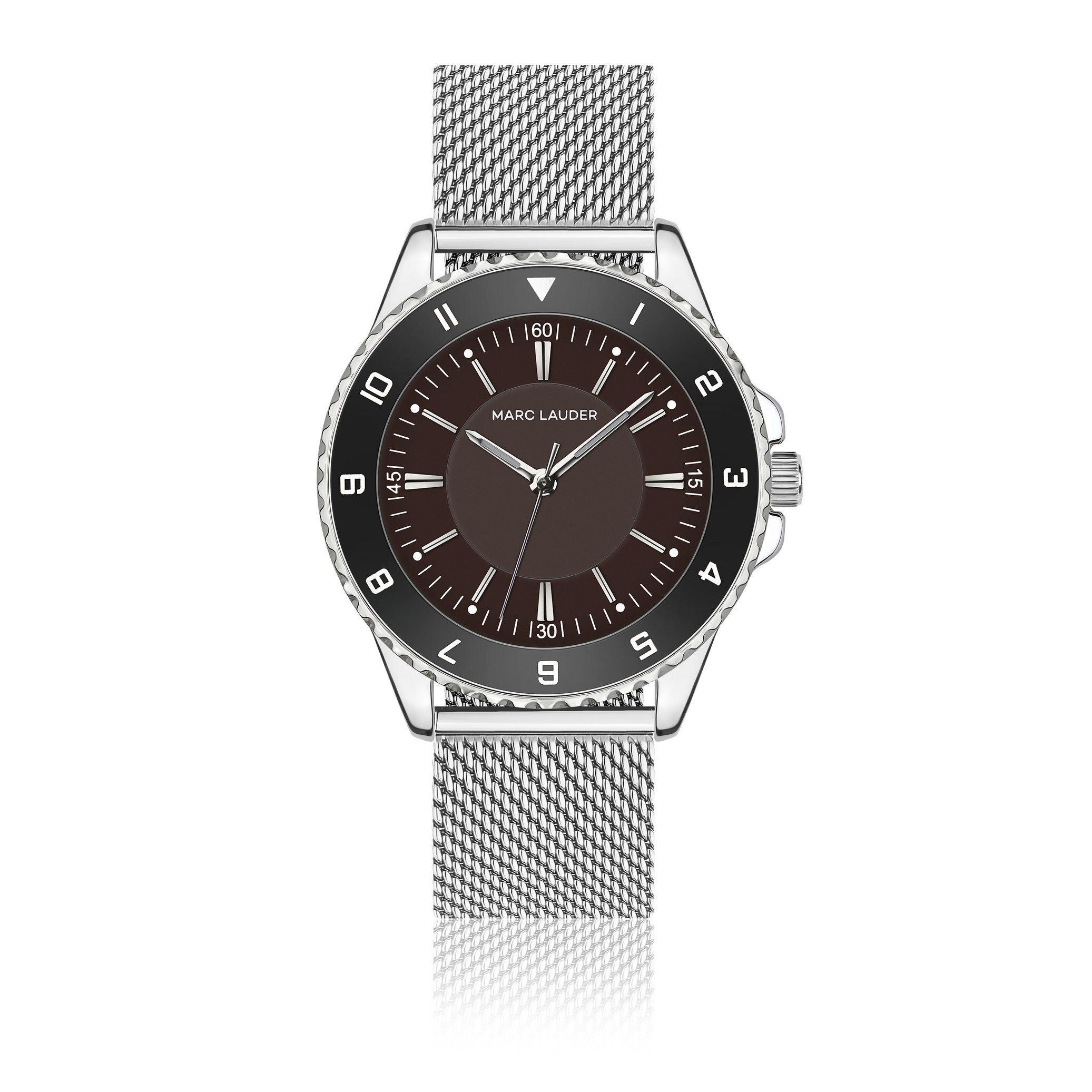 Quarzuhr MF2-B010S Lumina Silver Mesh