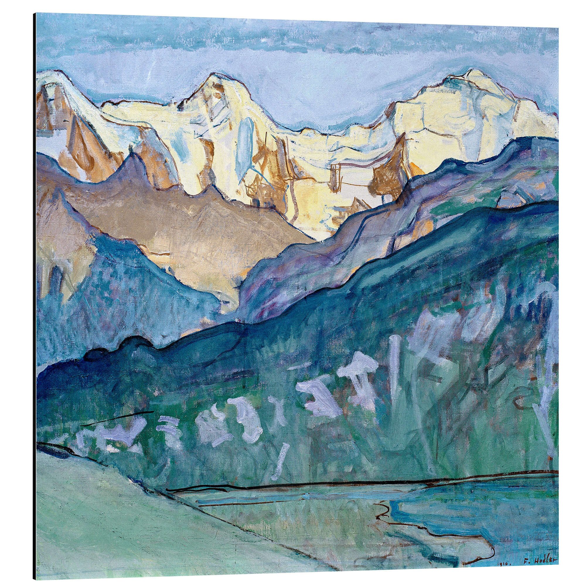 Alu-Dibond-Druck Ferdinand Hodler