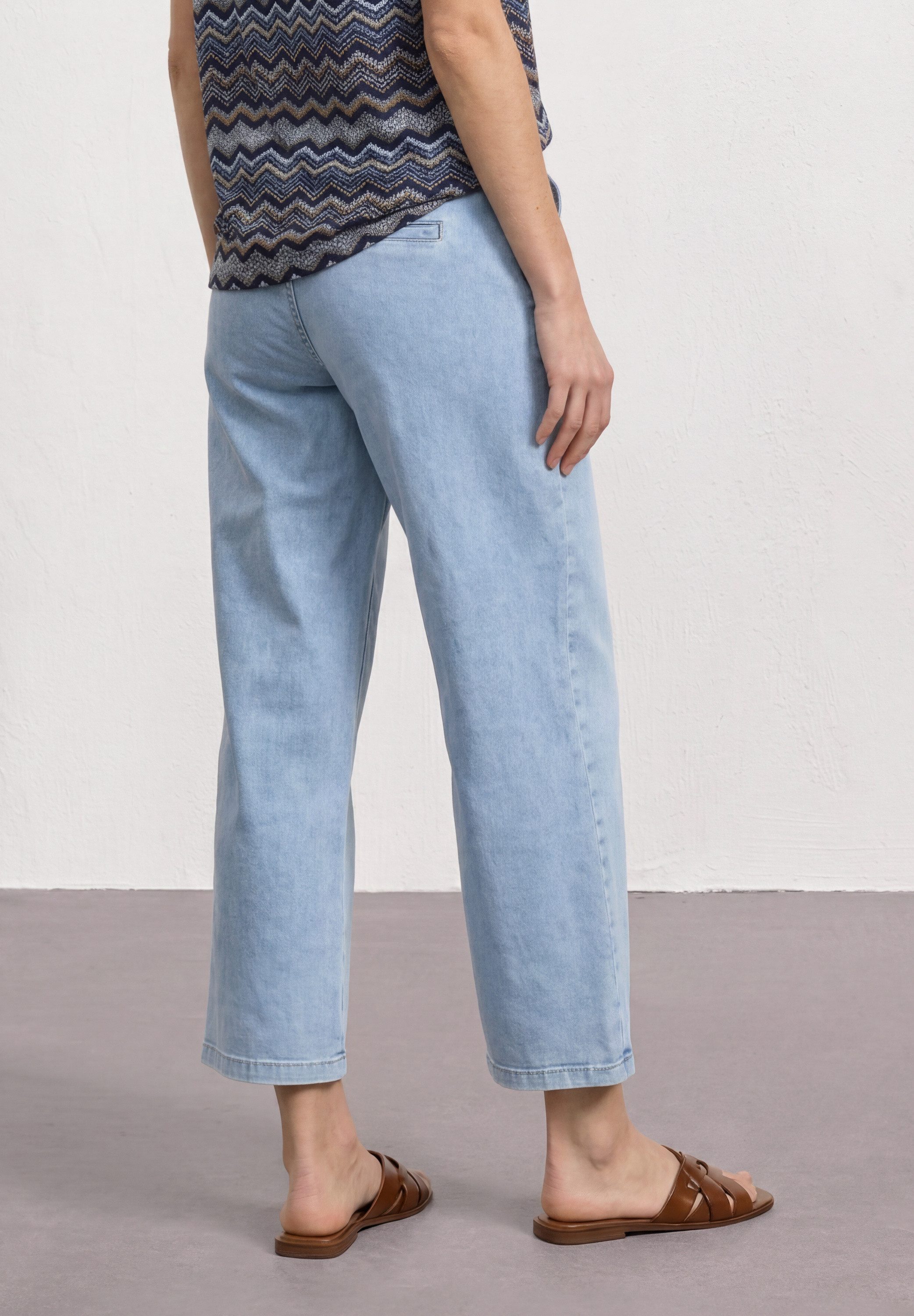 STREET ONE Loose-fit-Jeans mit Wide Legs