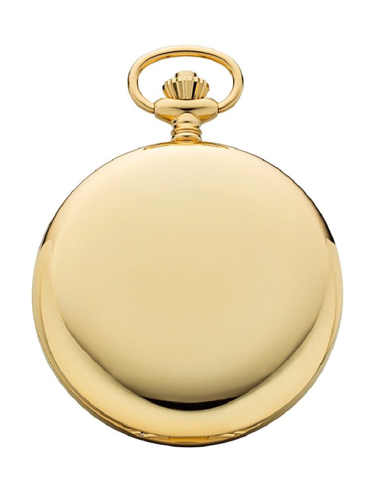 Regent Taschenuhr GM-2210 Savonette, skelettiert Uhrwerk gold