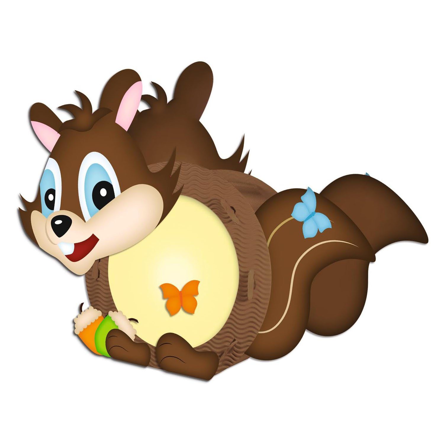 Ursus - Ludwig Bähr Umzugslaterne URSUS Laternen-Bastelset Easy Line 6 "Eichhörnchen"