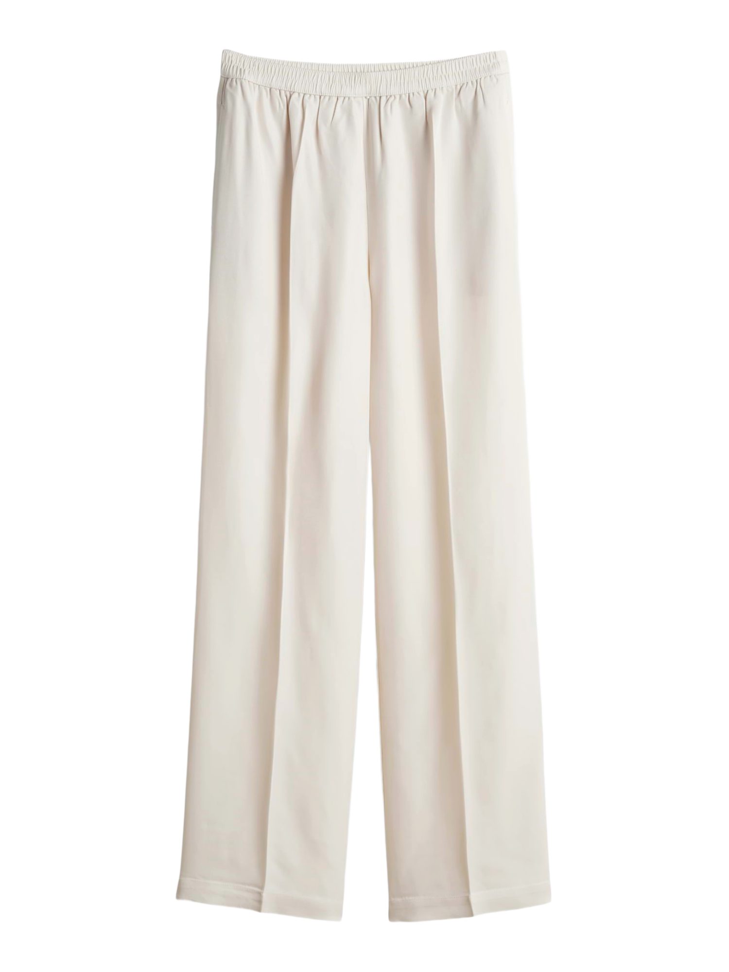 someday Stoffhose weiß,Casual,Acetat,Unifarben,Weit