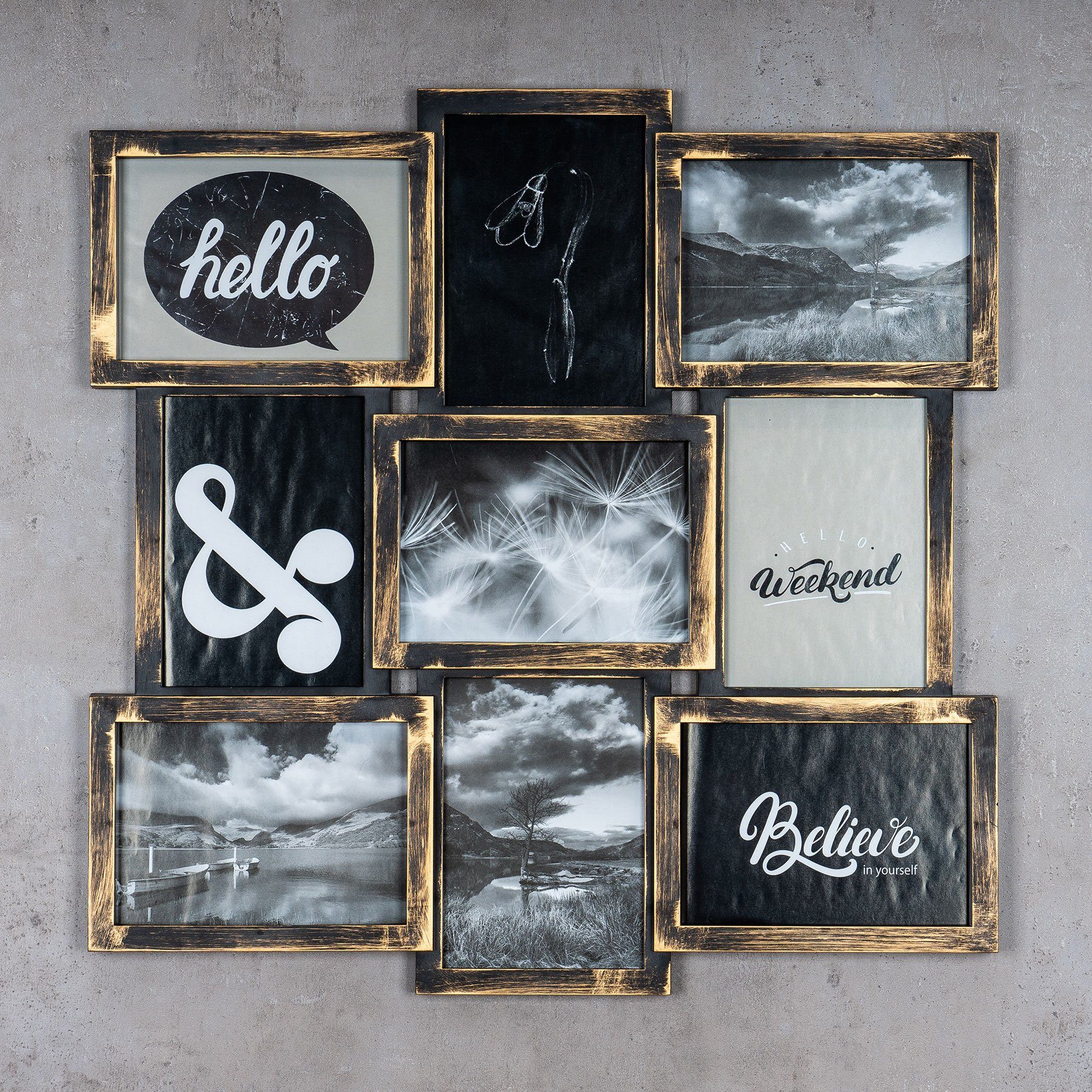 Levandeo® Bilderrahmen Collage, levandeo Bilderrahmen Collage günstig online kaufen