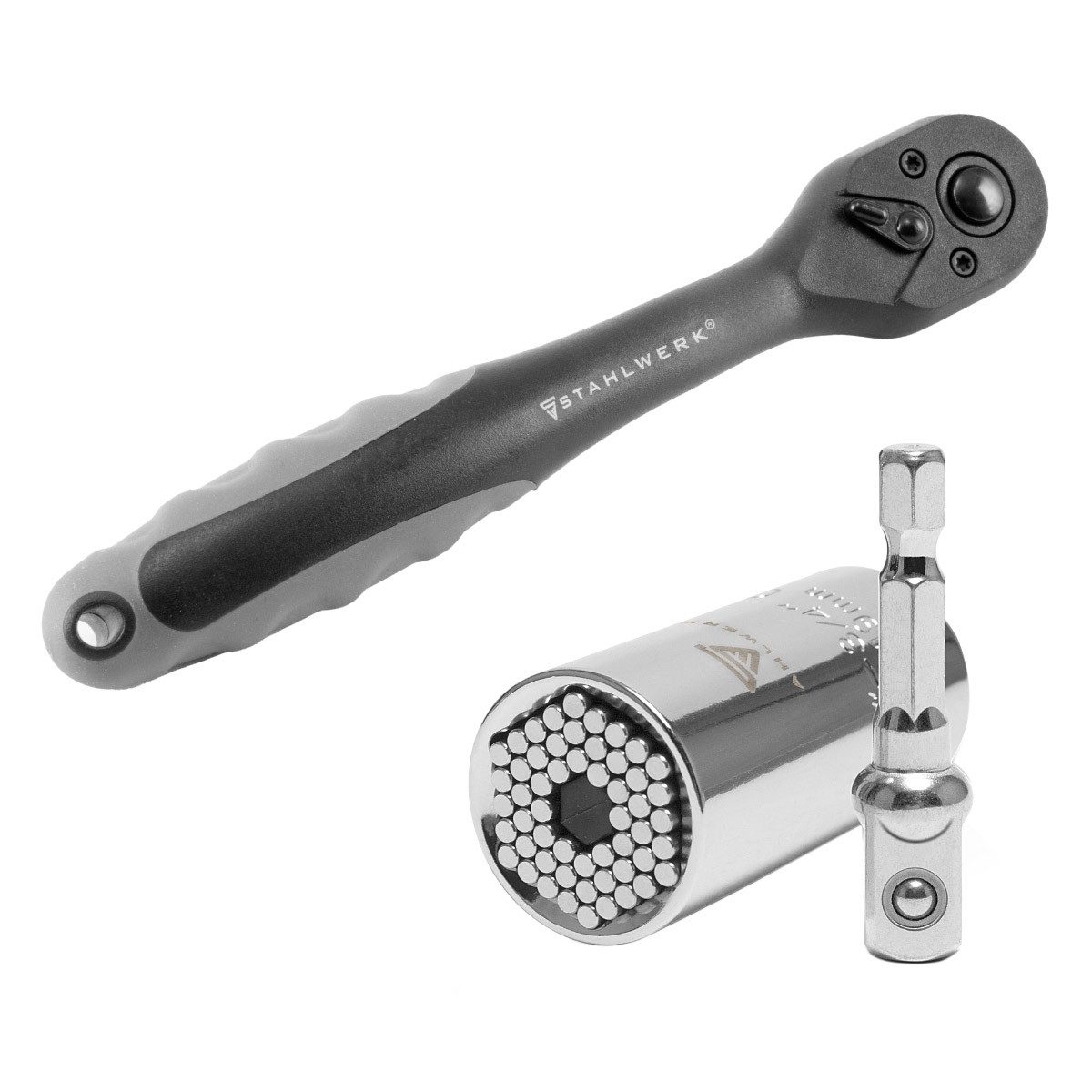 Drehmomentschlüssel 3/8 Umschaltknarre Universalsteckschlüssel Adapter