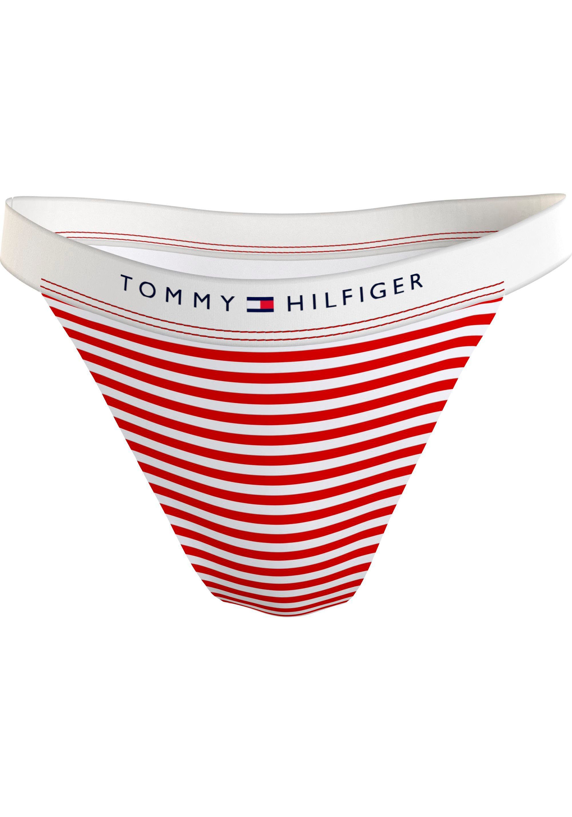 Hilfiger Hilfiger-Branding mit Tommy Tommy WB CHEEKY BIKINI Swimwear TH Bikini-Hose PRINT