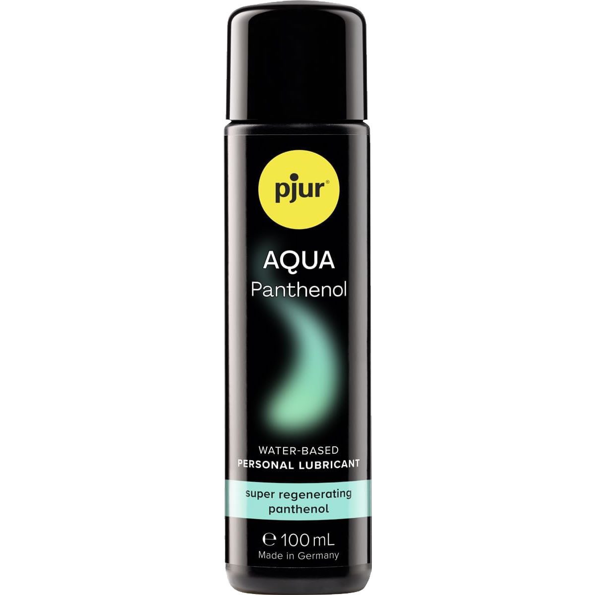 pjur Gleitgel AQUA Panthenol, Flasche mit 100ml, 1-tlg., pflegendes Gleitgel auf Wasserbasis, mit Panthenol