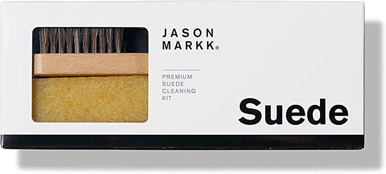 Markk Cleaning Jason Premium (2-tlg) für Kit Reinigungskit Suede Premium Schuhputzbürste - Sneaker, Wildleder
