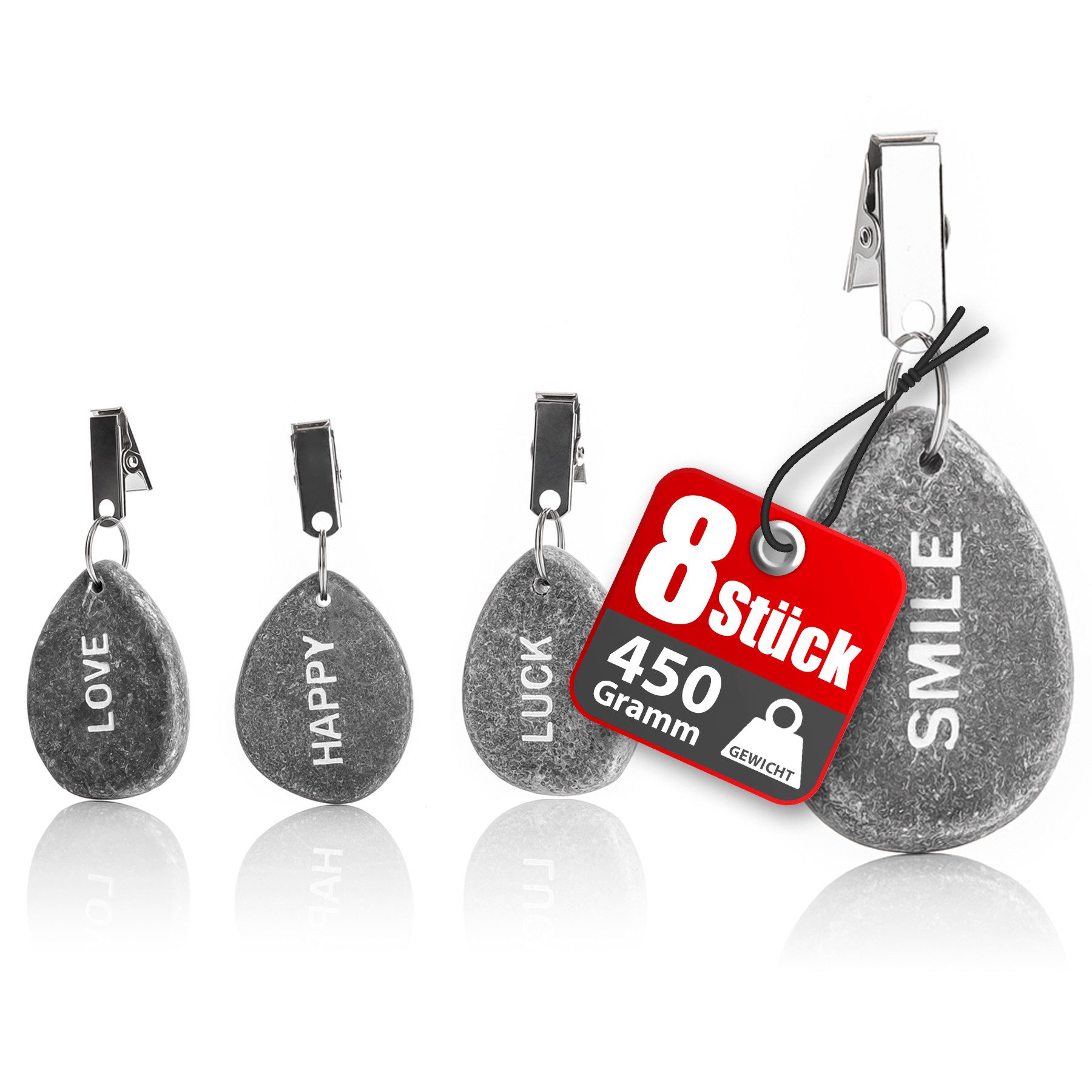 BigDean Tischdecke 8 Stück Tischdeckenbeschwerer aus Naturstein – mit robus günstig online kaufen