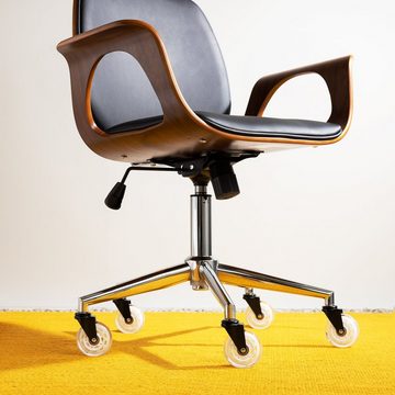 kwmobile Stuhlrolle Bürostuhl 5er Set Rollen - Hartbodenrollen für Schreibtischstuhl, (5-St)