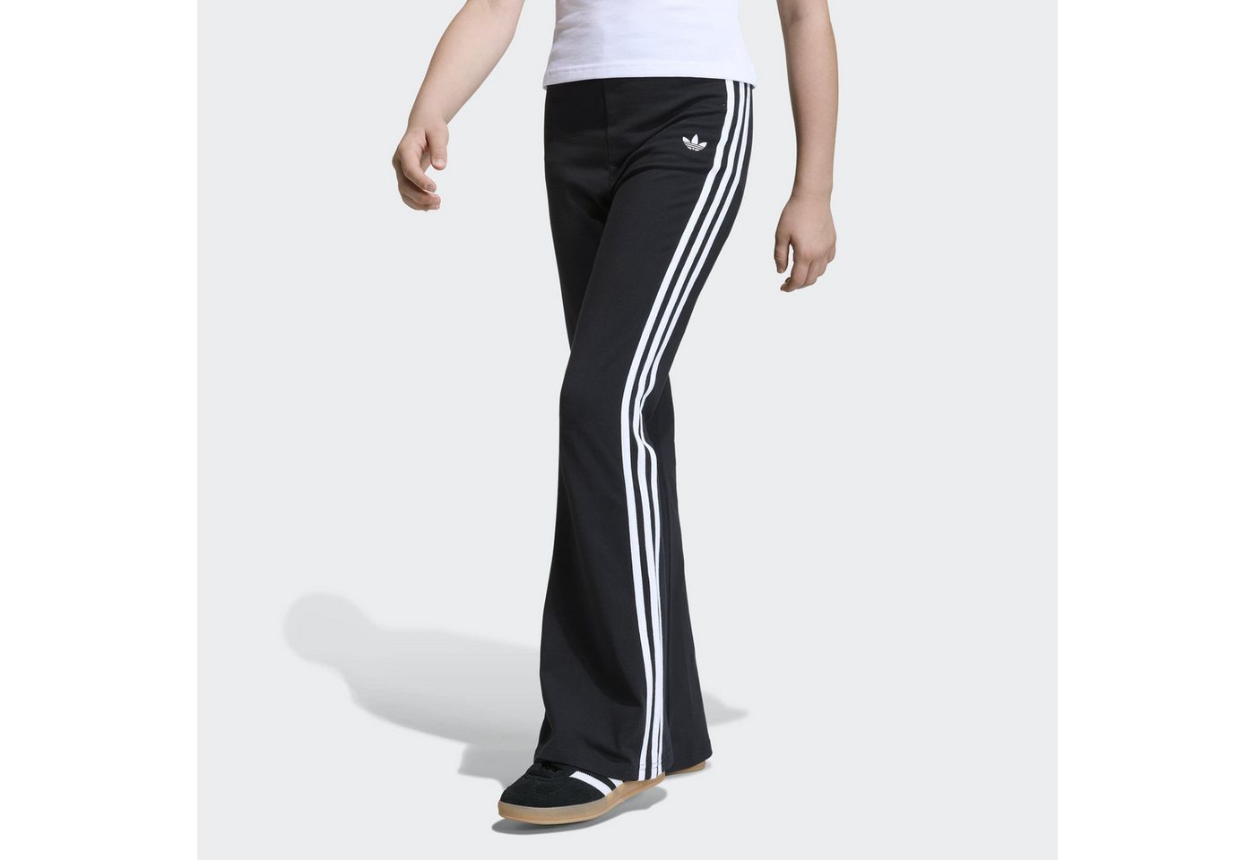 adidas Originals Leggings 3S LEGGINGS für Kinder, aus Baumwolle, mit Gummizug, eng anliegende Passform