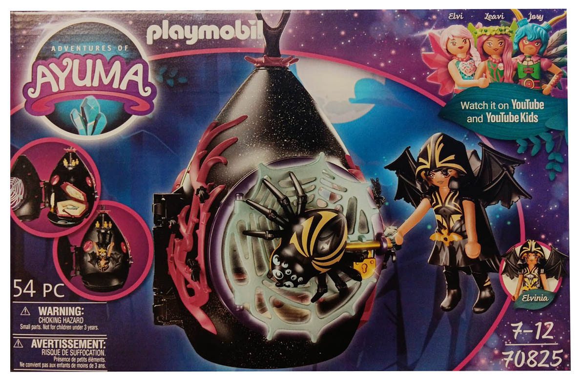 Playmobil® Spielfigur Playmobil 70825 Adventures of Ayuma Fantasy Feenwald Haus Buch Tiere S, (54-tlg)