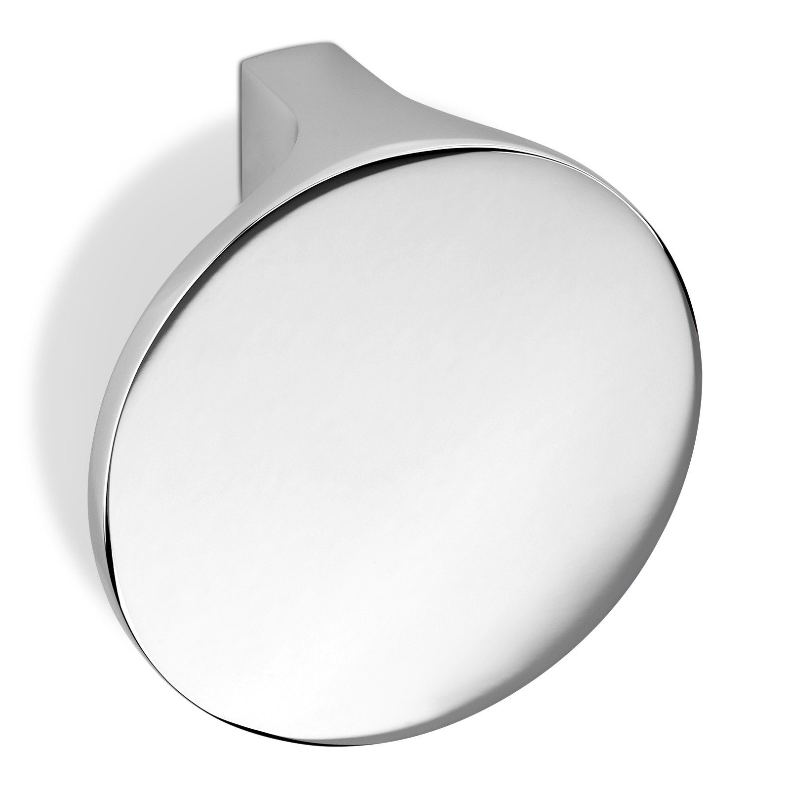 Möbelknopf MIRAGE Ø 50 mm Edelstahloptik oder Chrom BA 16 mm