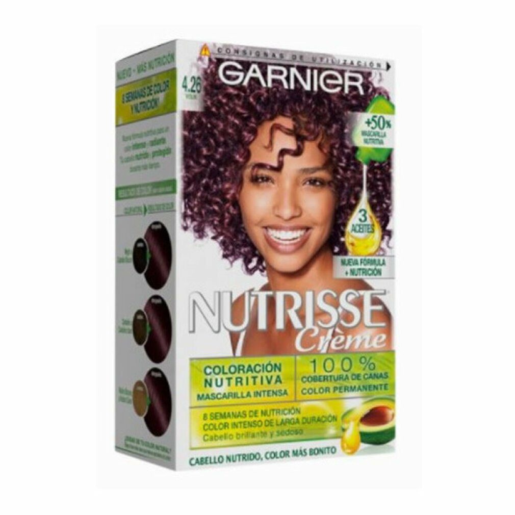 GARNIER Haarpflege-Set Garnier Nutrisse Crème Nourishing Color 4.26 Violin