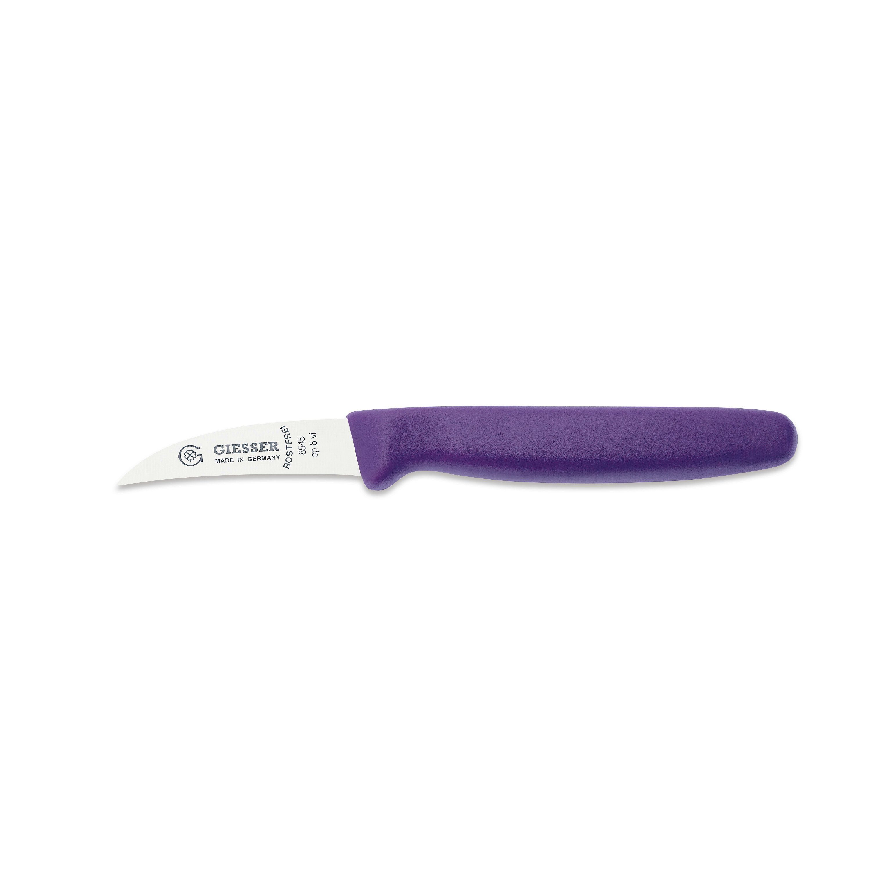 GIESSER Schälmesser Овощные ножи 8545 sp 6, Handabzug, Klinge 6 cm Hohle-Schneide