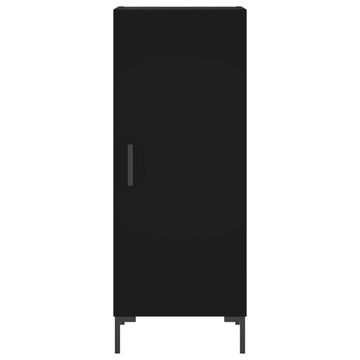 vidaXL Kleiderschrank Regal Highboard Schrank Hochschrank Schwarz 34,5x34x180 cm Holzwerksto