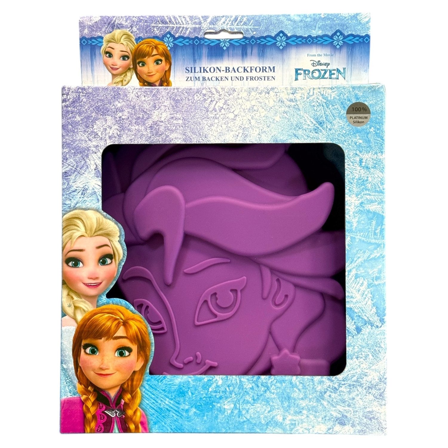 POS Backform Disney FROZEN Eiskönigen ELSA Silikon-Backform Backen + Frosten 24 cm, (1-tlg)