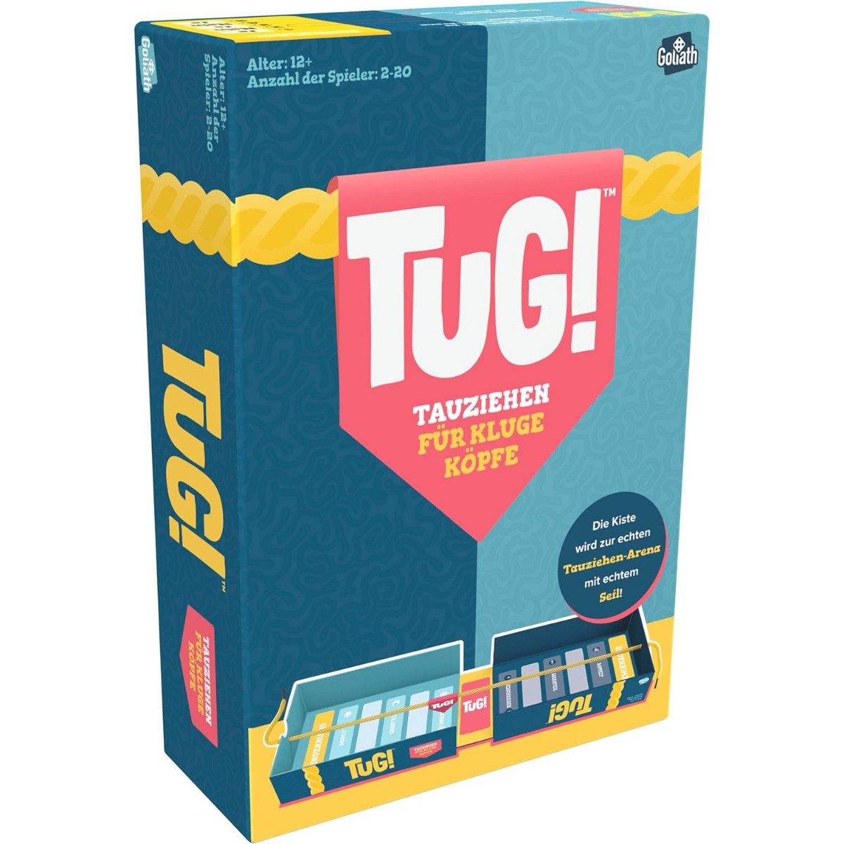 Goliath® Spiel TuG! Partyspiel mit Quizfragen für 2 bis 20 Spieler ab 12 Jahren