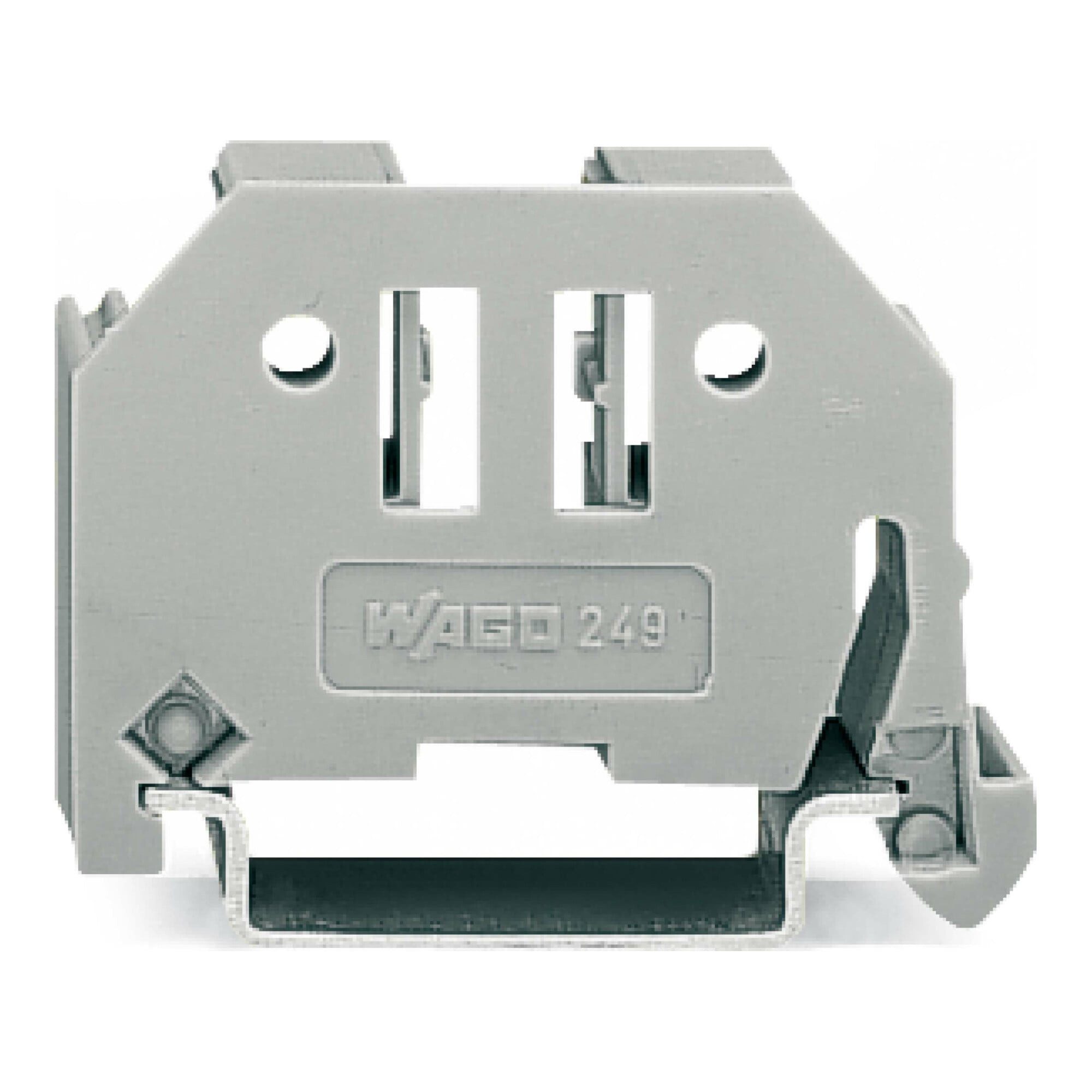 WAGO Spannzange WAGO GmbH& Co. KG Endklammer 6mm breit grau 249-116