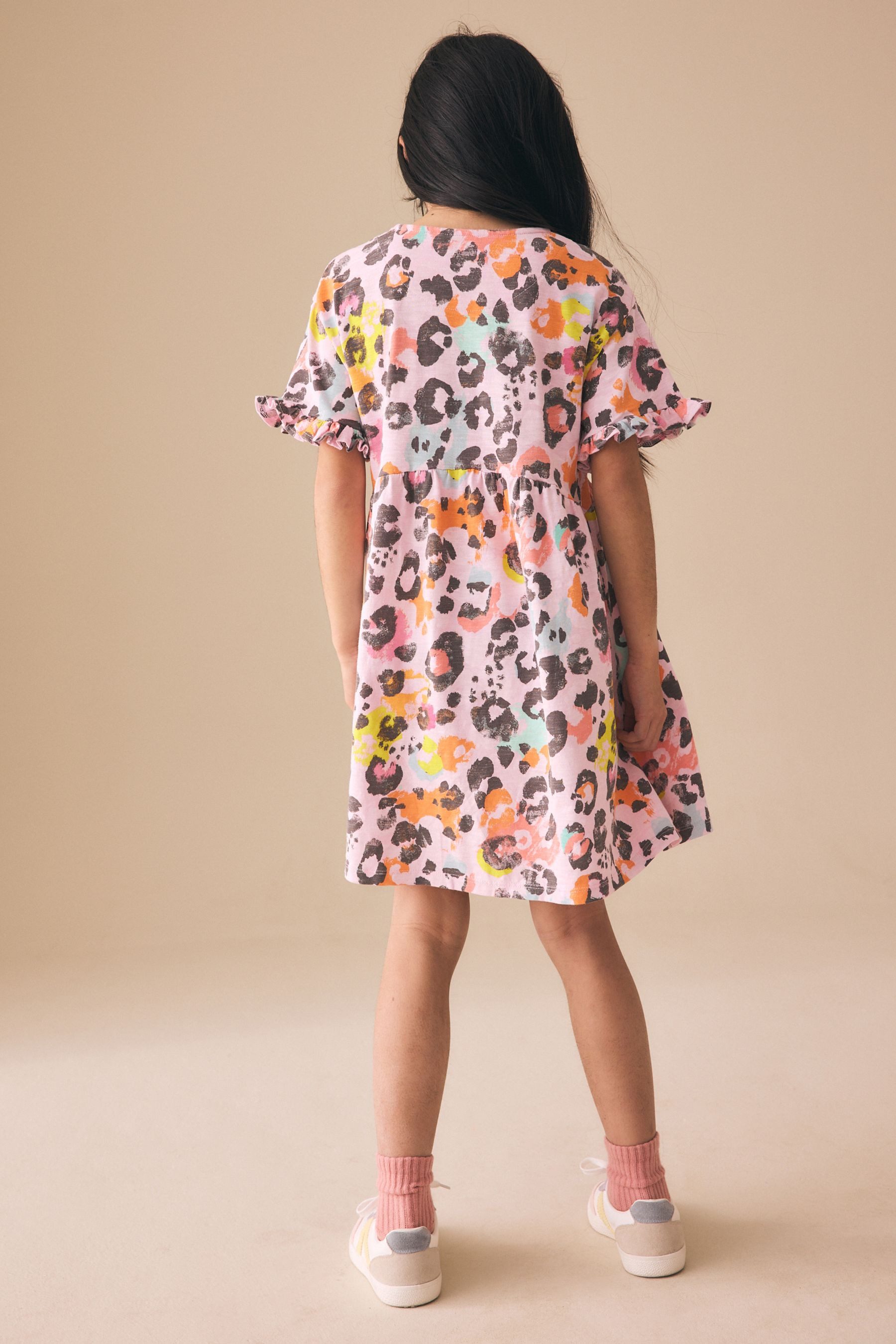 Next Jerseykleid Kurzärmliges Jersey-Kleid (1-tlg)