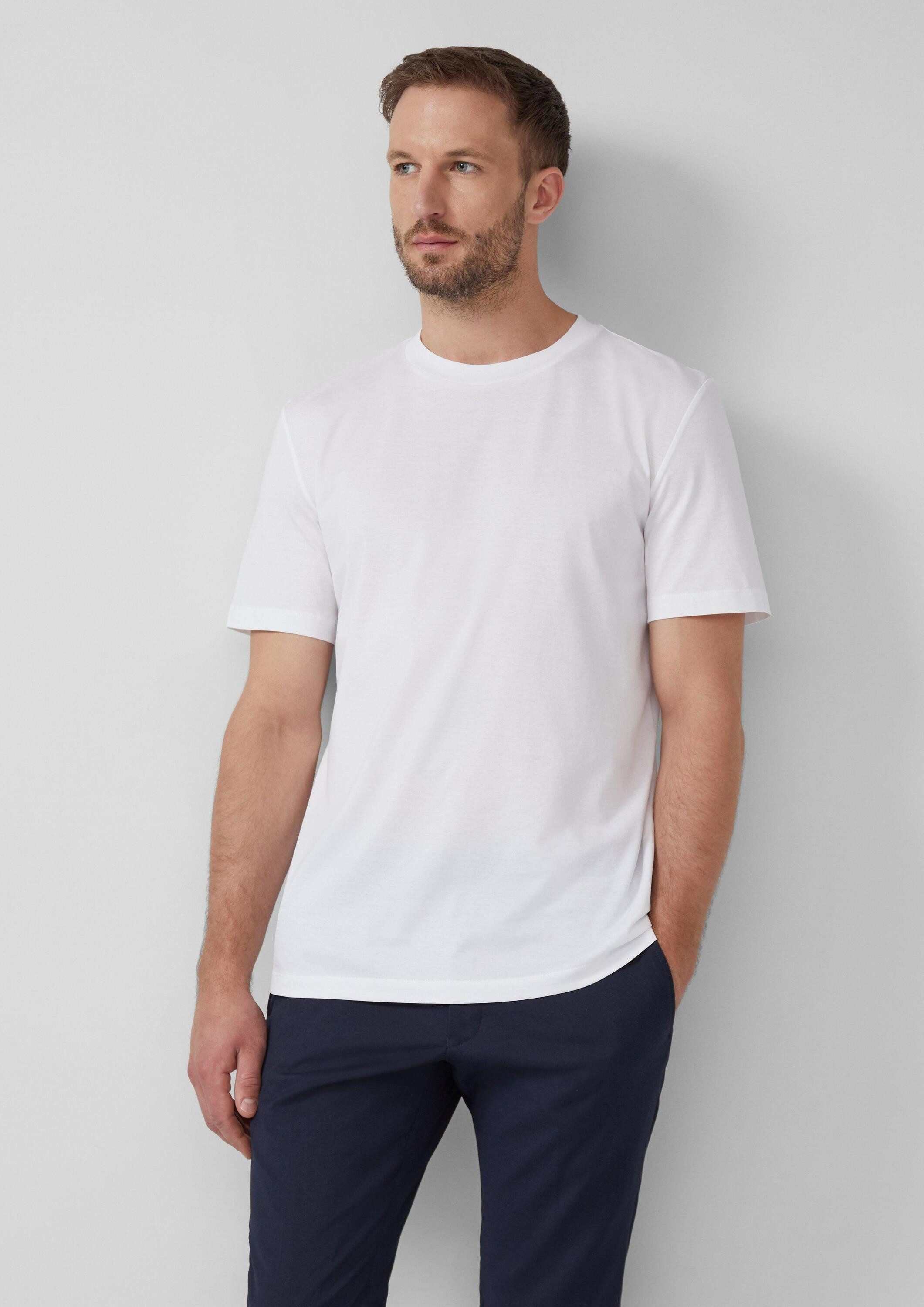 s.Oliver Kurzarmshirt T-Shirt T-Shirt aus Edeljersey mit Crew Neck günstig online kaufen