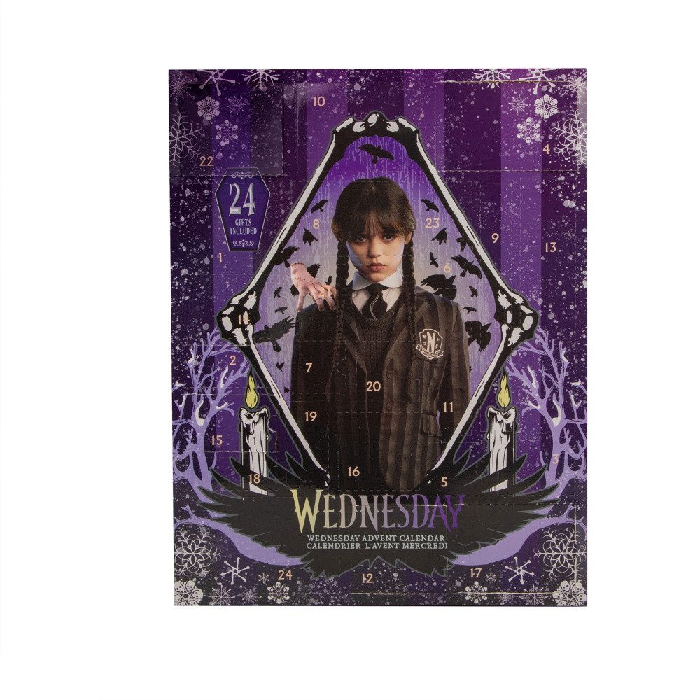Cinereplicas Adventskalender Wednesday Addams: Der offizielle Adventskalender 2024