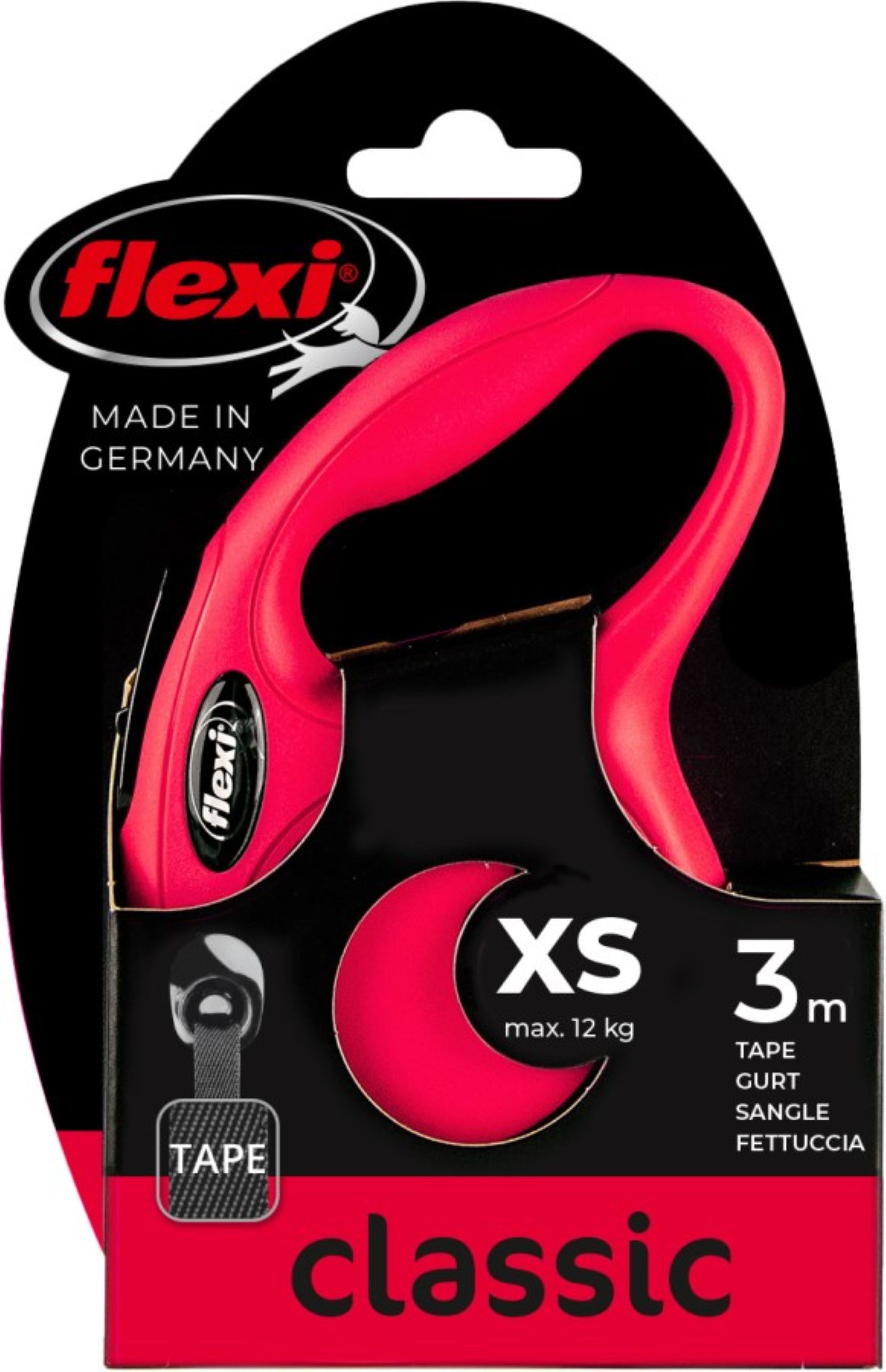 Kerbl Leine Kerbl flexi New Classic Gurt rot XS 80288, (1-tlg)