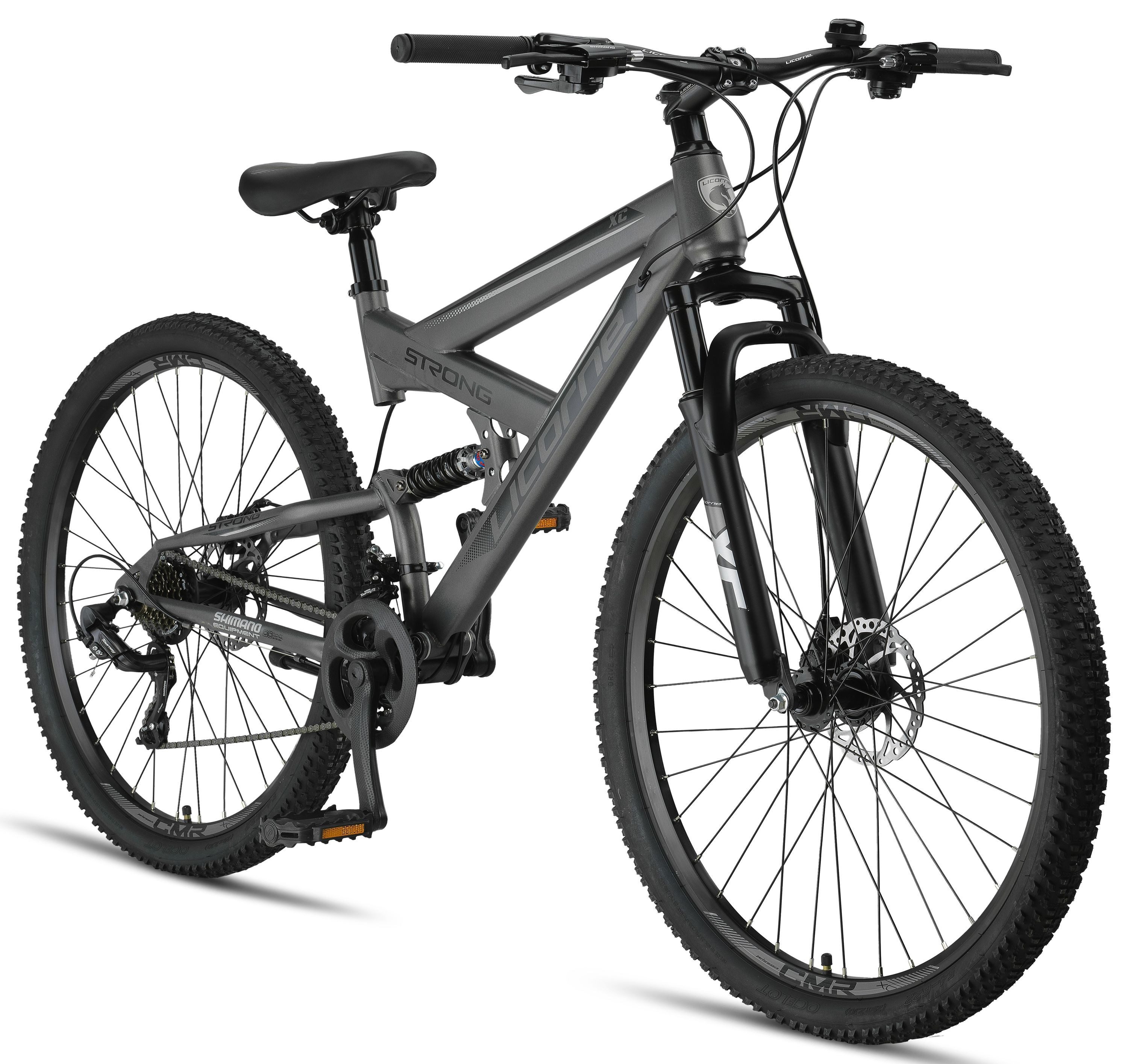 Licorne Bike Mountainbike Licorne Bike Strong 2D Premium Mountainbike in 26, 27,5 und 29 Zoll