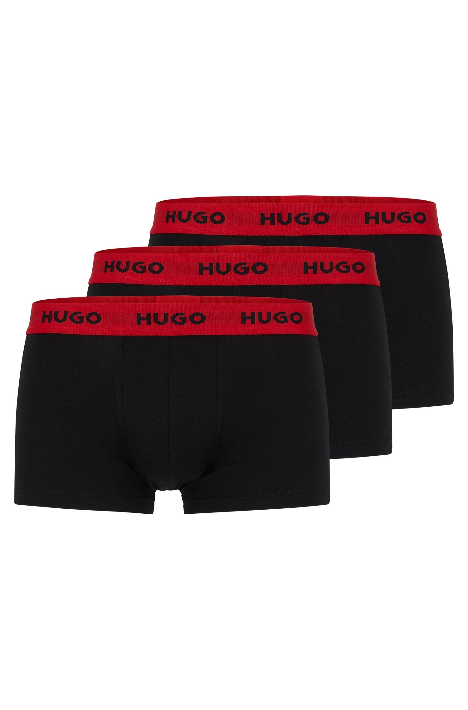HUGO Trunk TRUNK TRIPLET PACK (Packung, 3er Pack) Black002