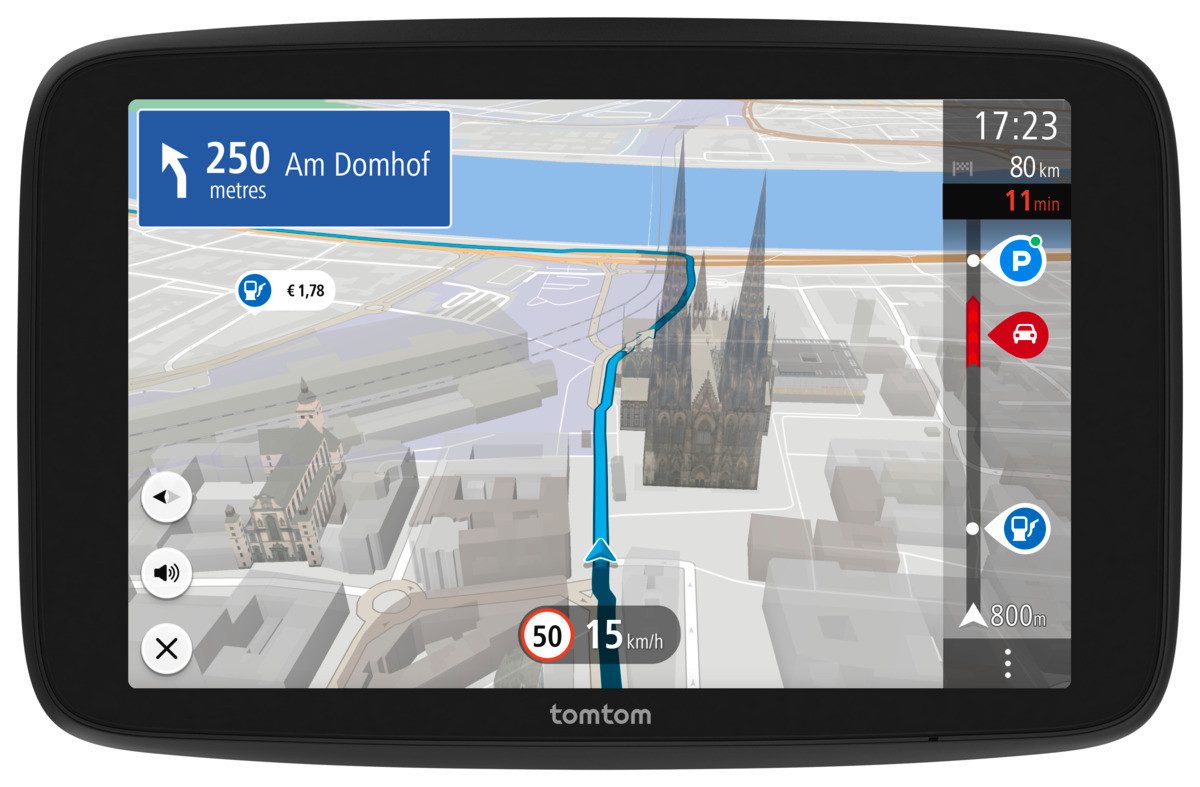 TomTom TomTom GO Navigator Navigationsgerät (Europa, Karten-Updates, Bluetooth)