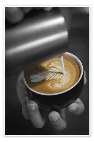 Posterlounge Poster Editors Choice, Latte Art, Küche Fotografie