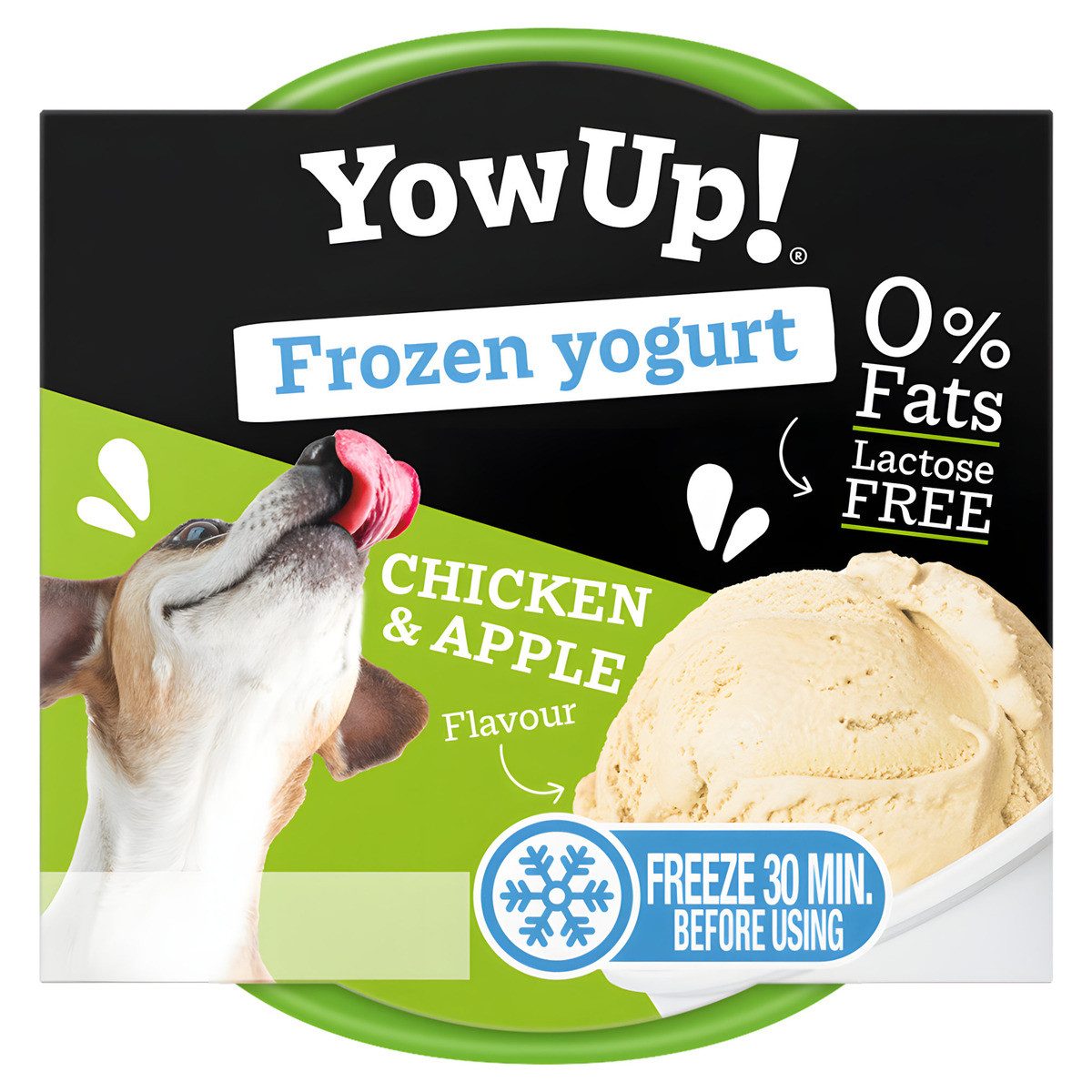 Holland Animal Care Hundesnack Frozen Yoghurt Hühnchen & Apfel 110 g, Snack für: Hund