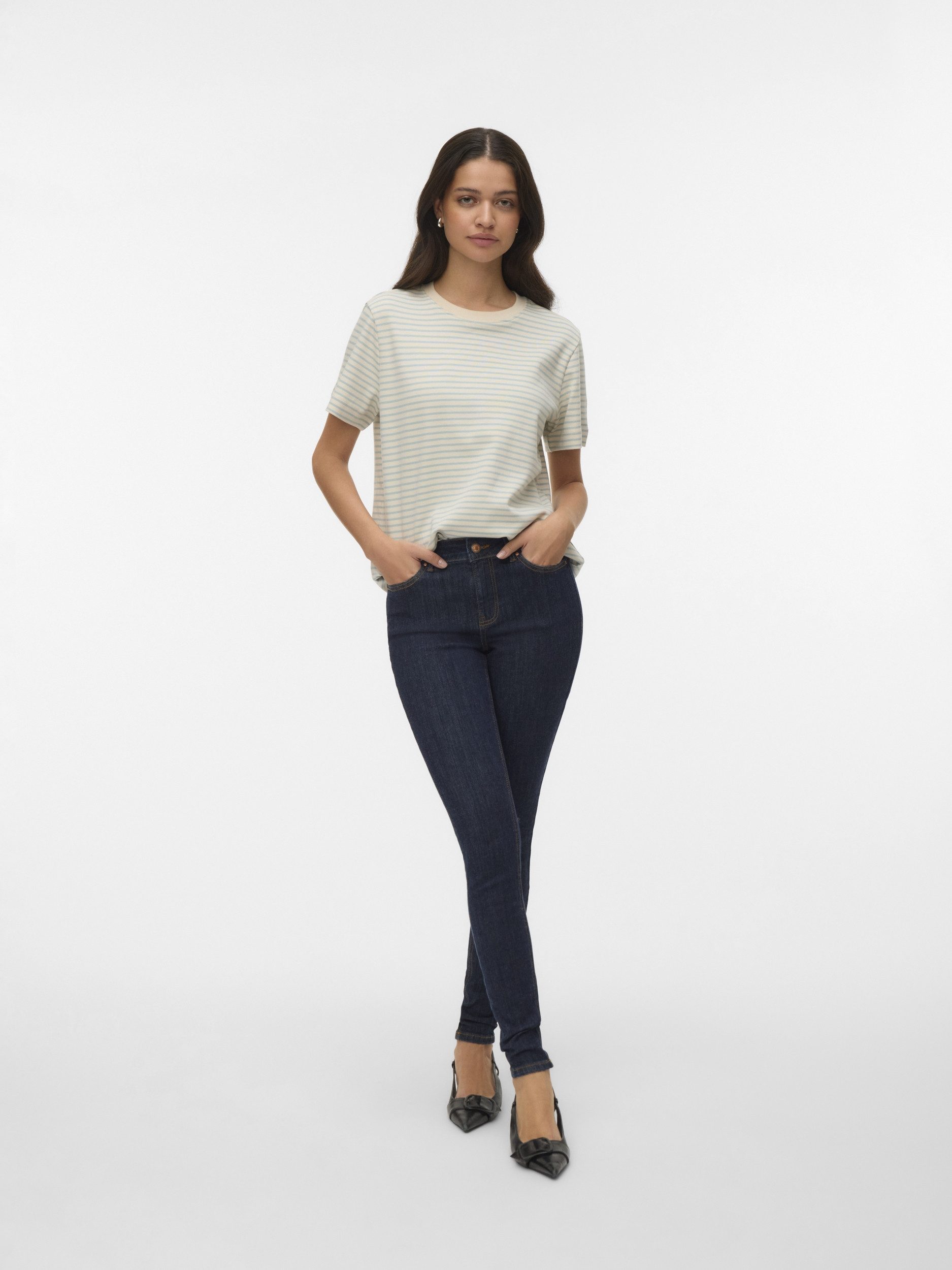 Vero Moda Slim-fit-Jeans VMFLASH MR SKINNY JEANS LI3190 NOOS