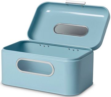 ECHTWERK Brotkasten Retro-Brotbox aus Metall mit Sichtfenster, Aufbewahrungsbox, Metall, (1-tlg)